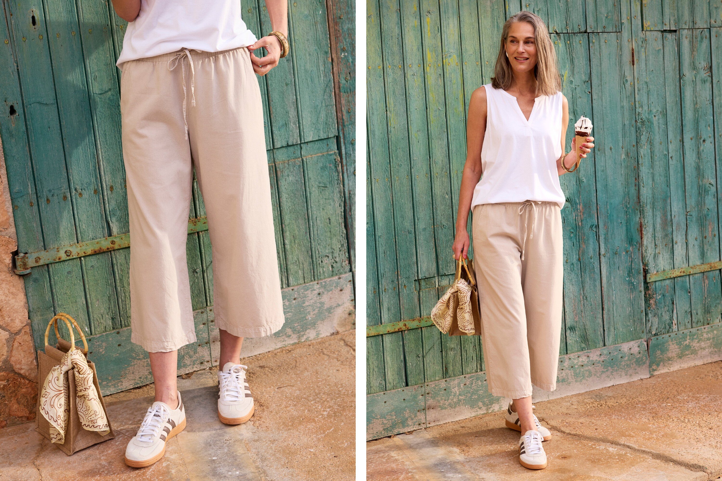 Is cotton a good summer pants material?