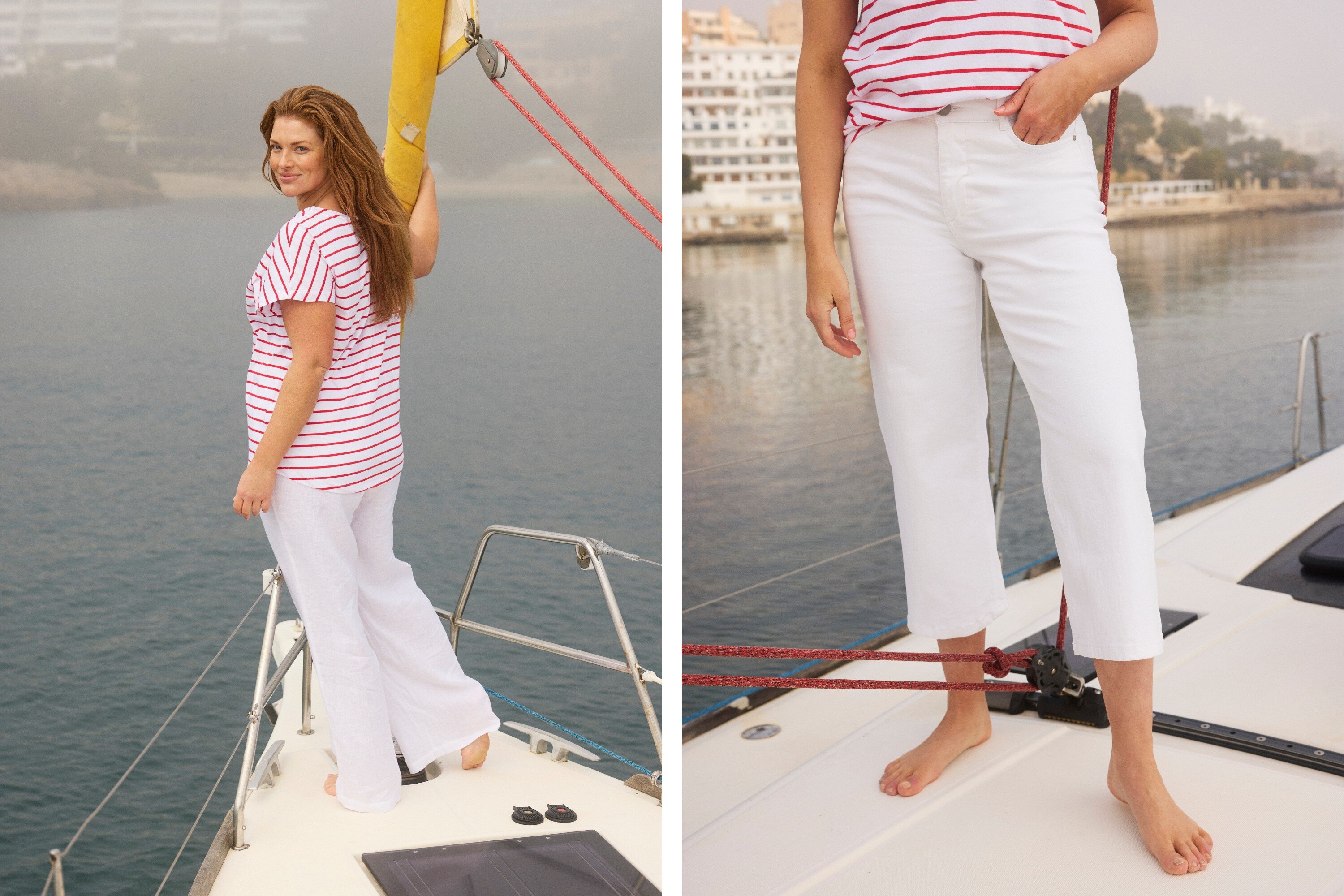 How do I avoid white pants being see-through?