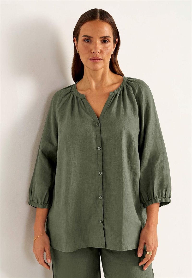 Tunic with frill at the bottom - Blue/Blue | Cellbes Tunic with frill at the bottom - Blue/Blue | Cellbes
