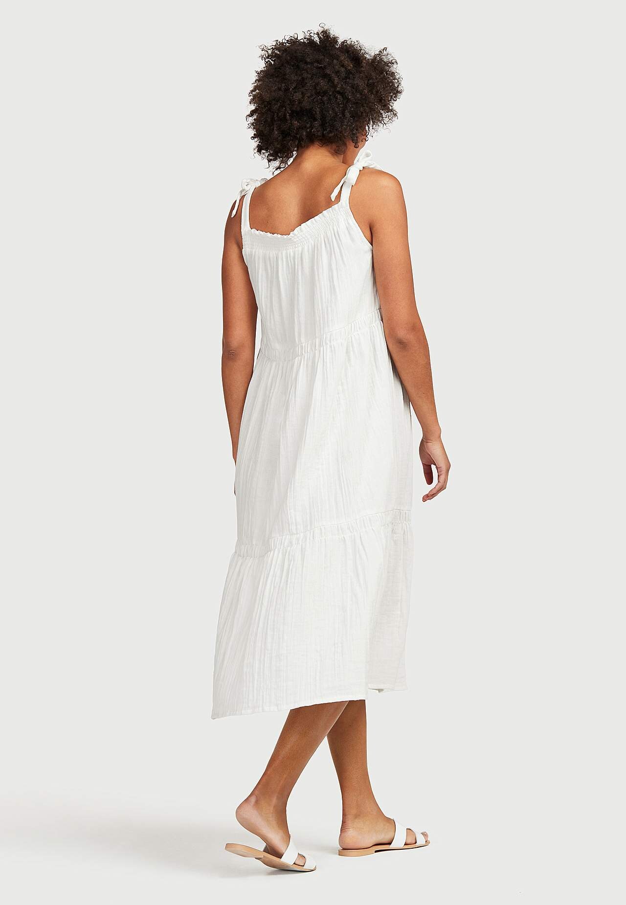 Summer dress in organic cotton Esmeralda