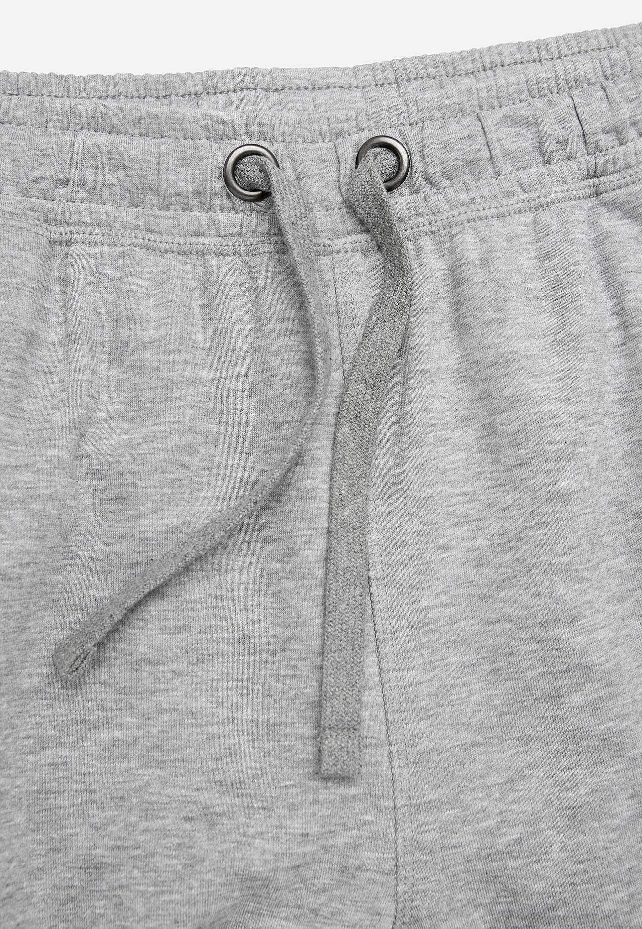 Sweatshirt pants with elastic at the leg ends