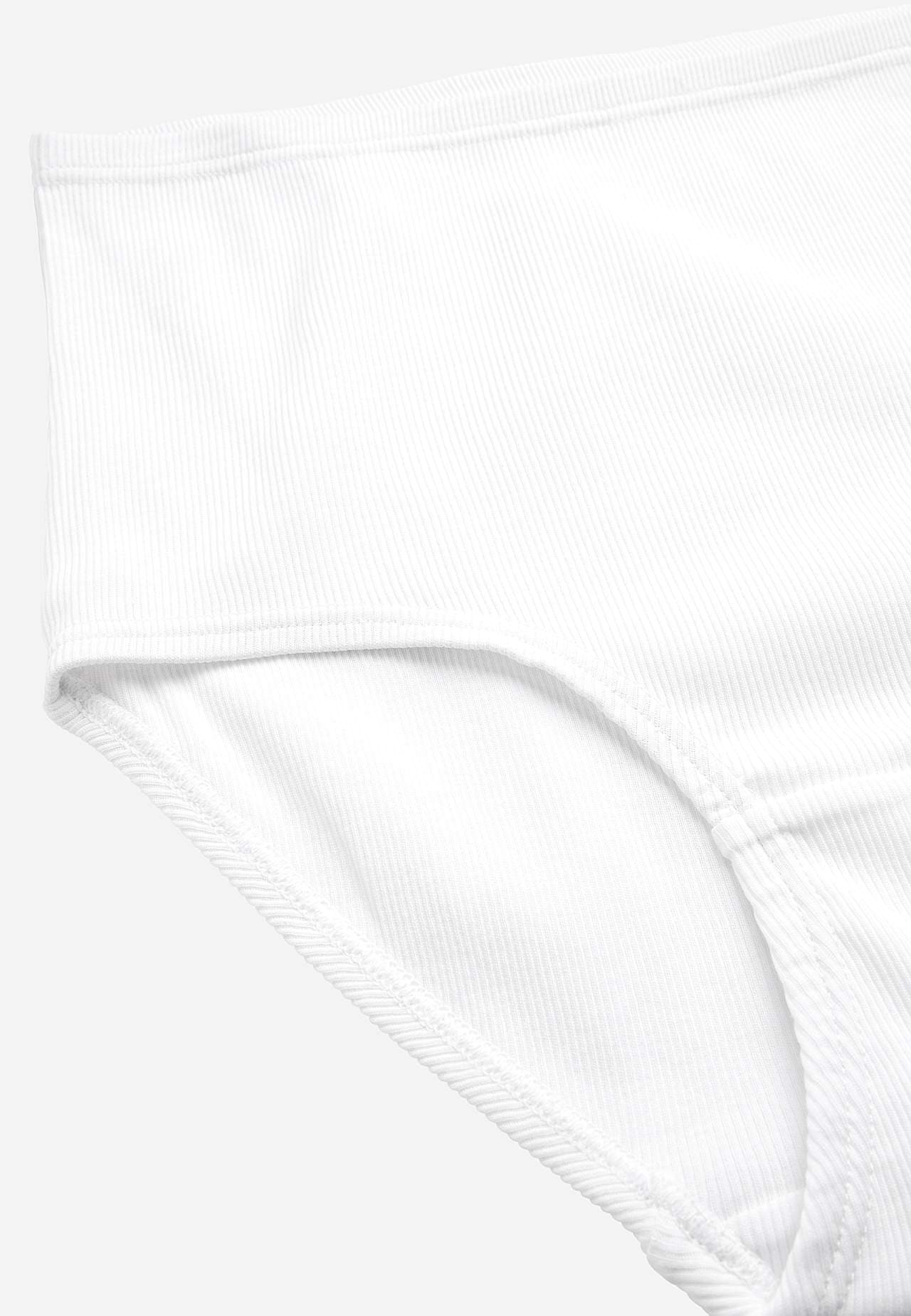 Ribbed women's briefs in cotton Lisa 6-pack