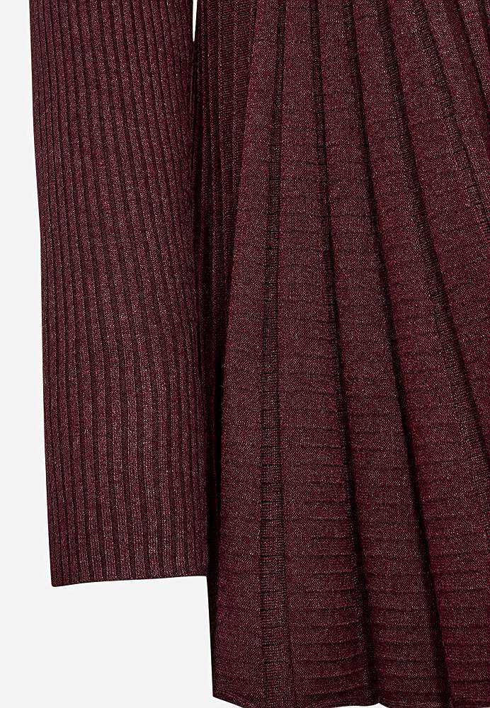 Lång, ribbad cardigan