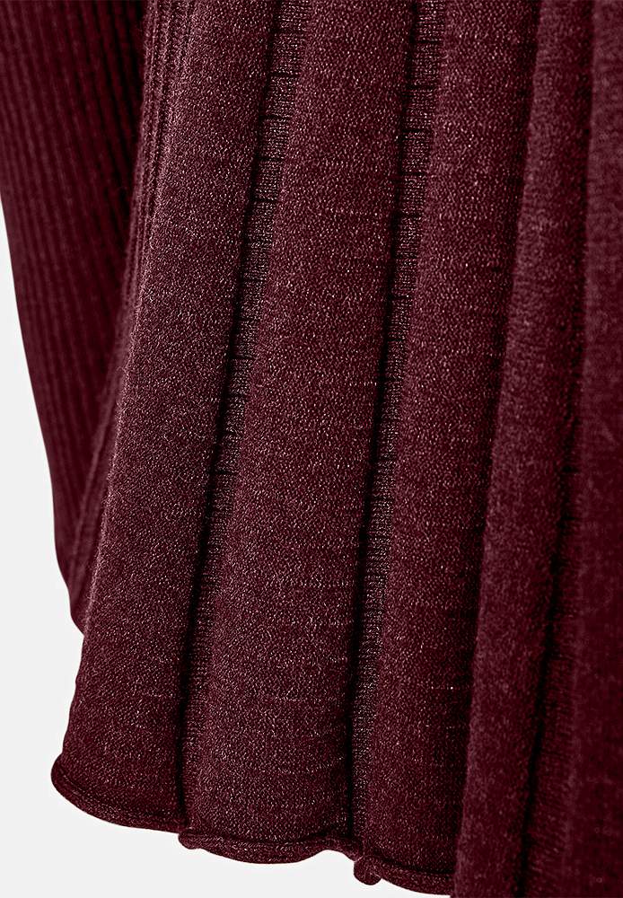 Ribbet, åben cardigan