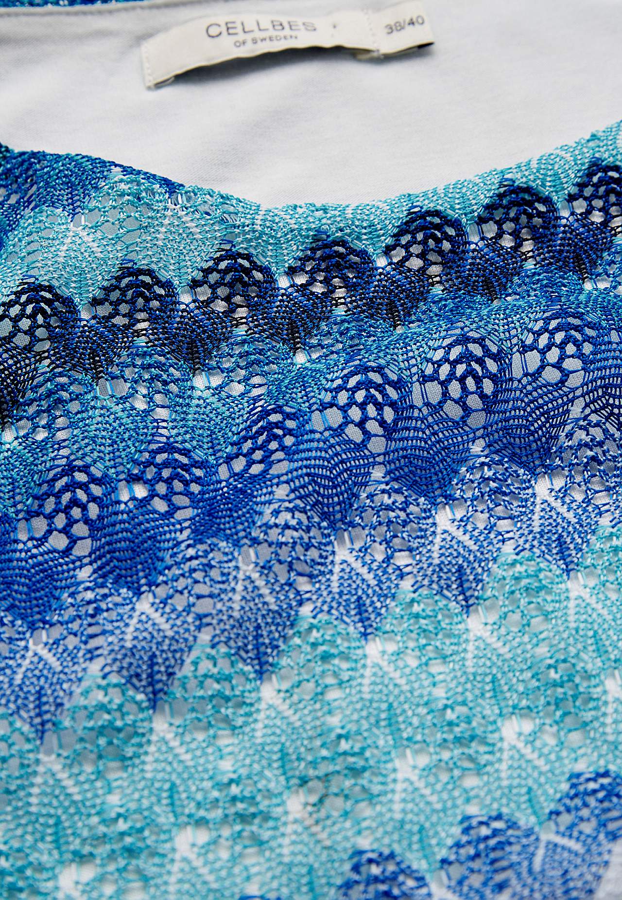 Jersey top with beautiful openwork