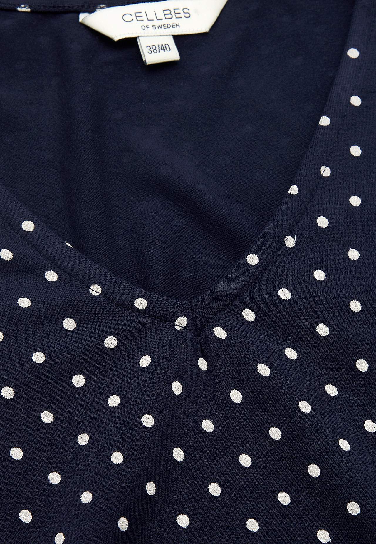 Short-sleeved jersey dress with pockets Agatha