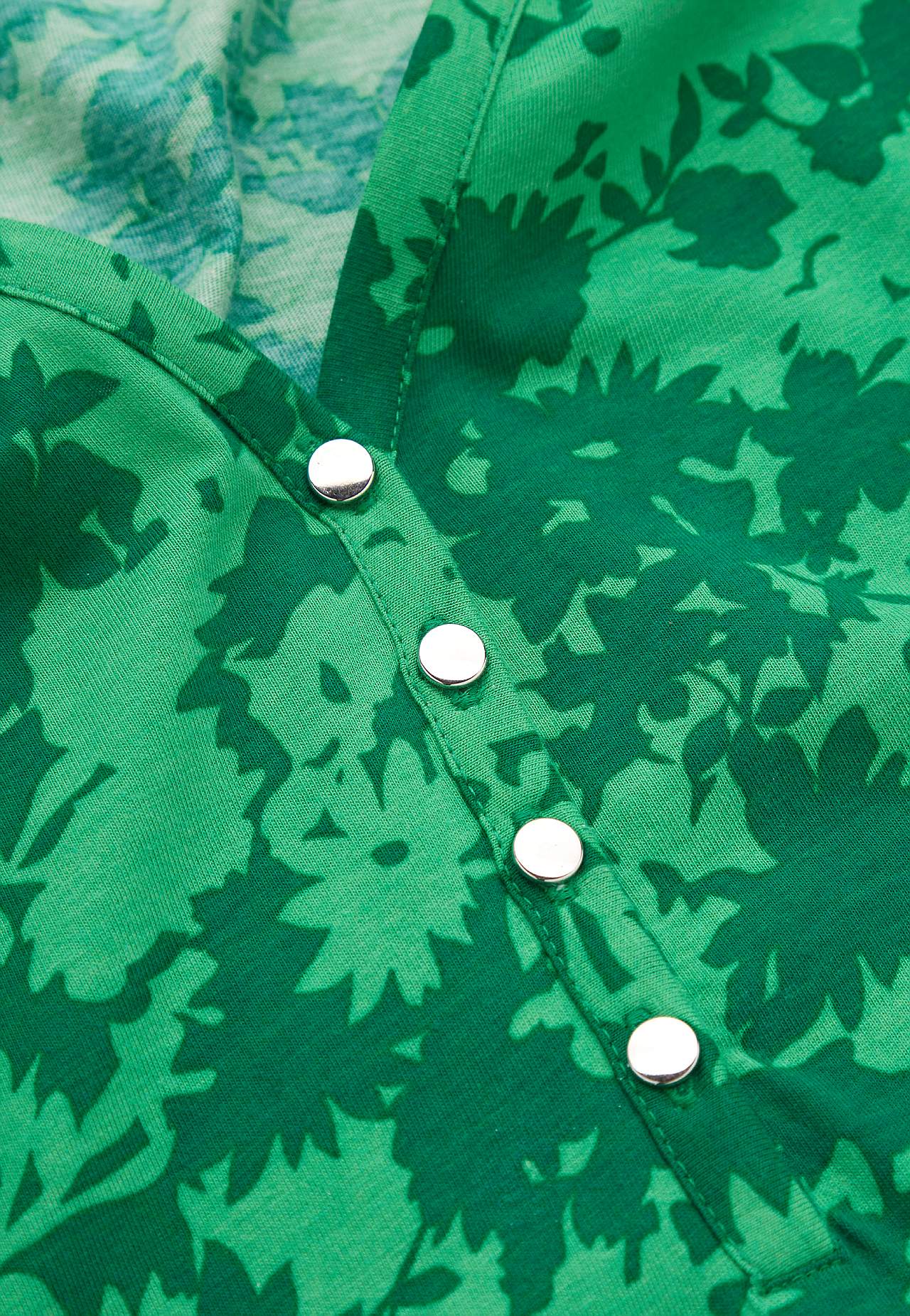 Jersey tuniq with v neckline
