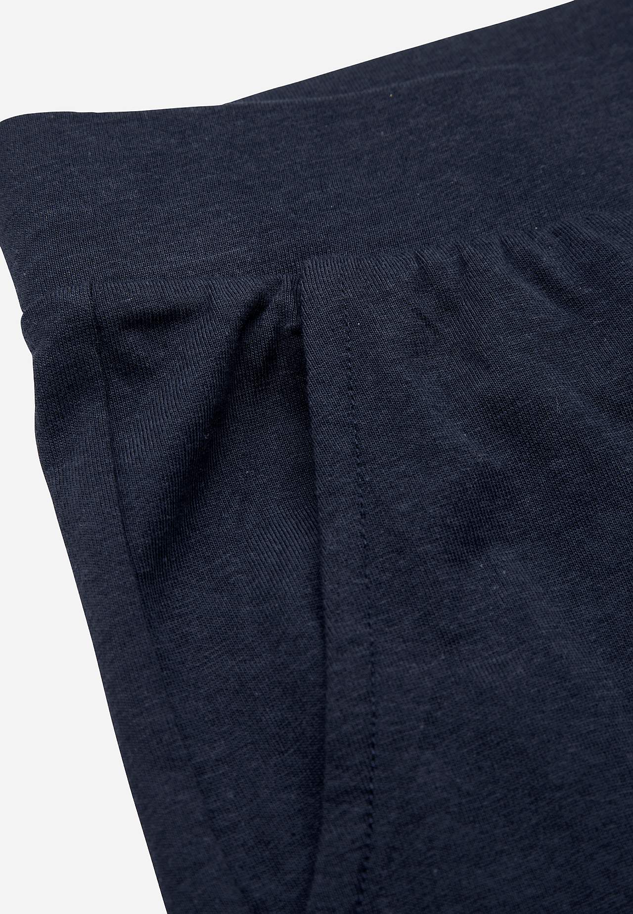 Jersey pants in soft cotton and modal blend