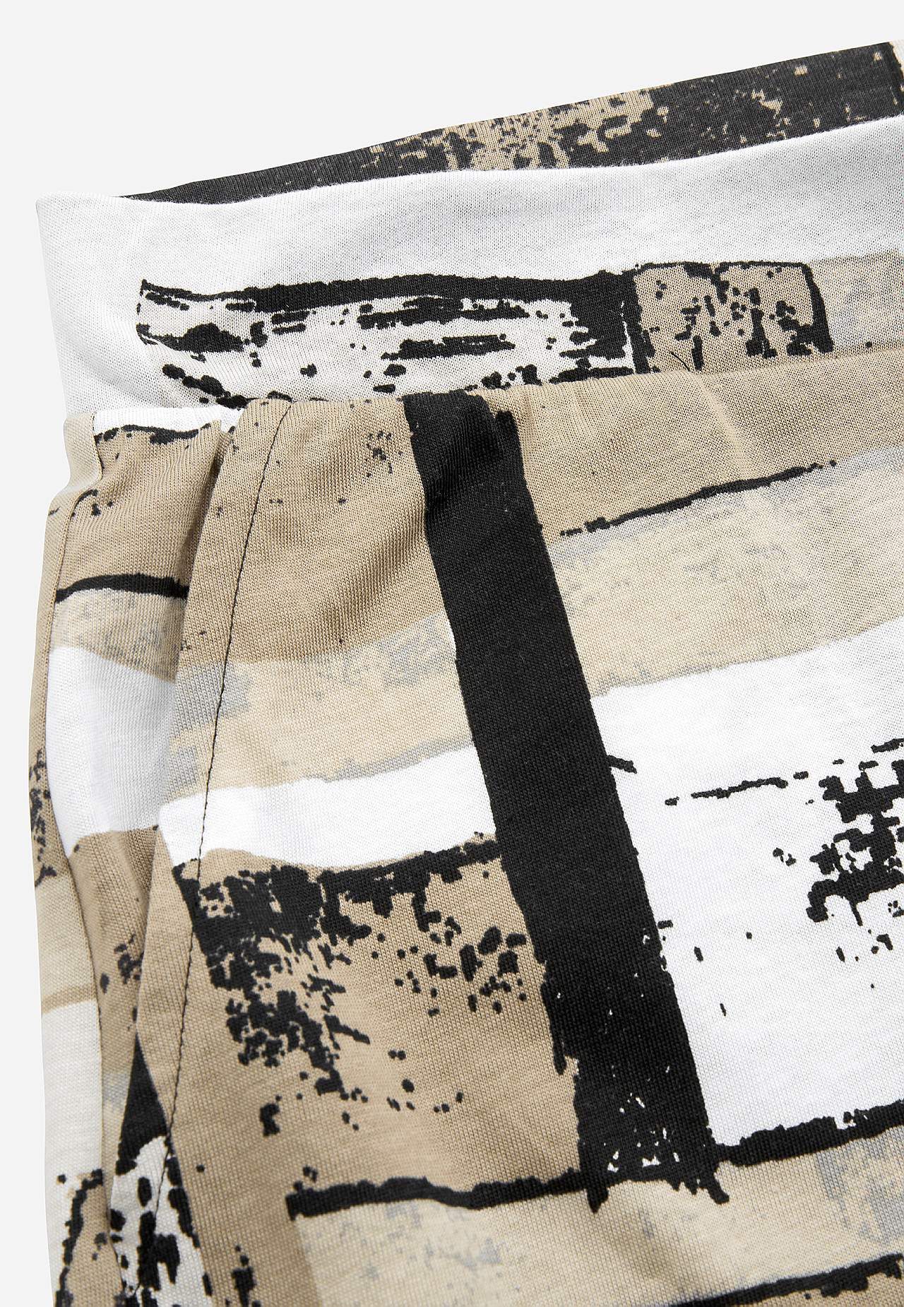 Jersey pants in soft cotton and modal blend