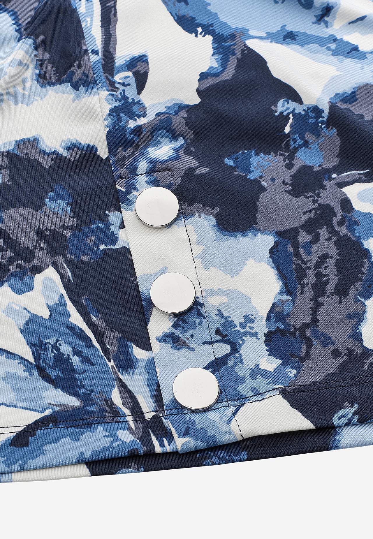 Jersey tuniq with buttons