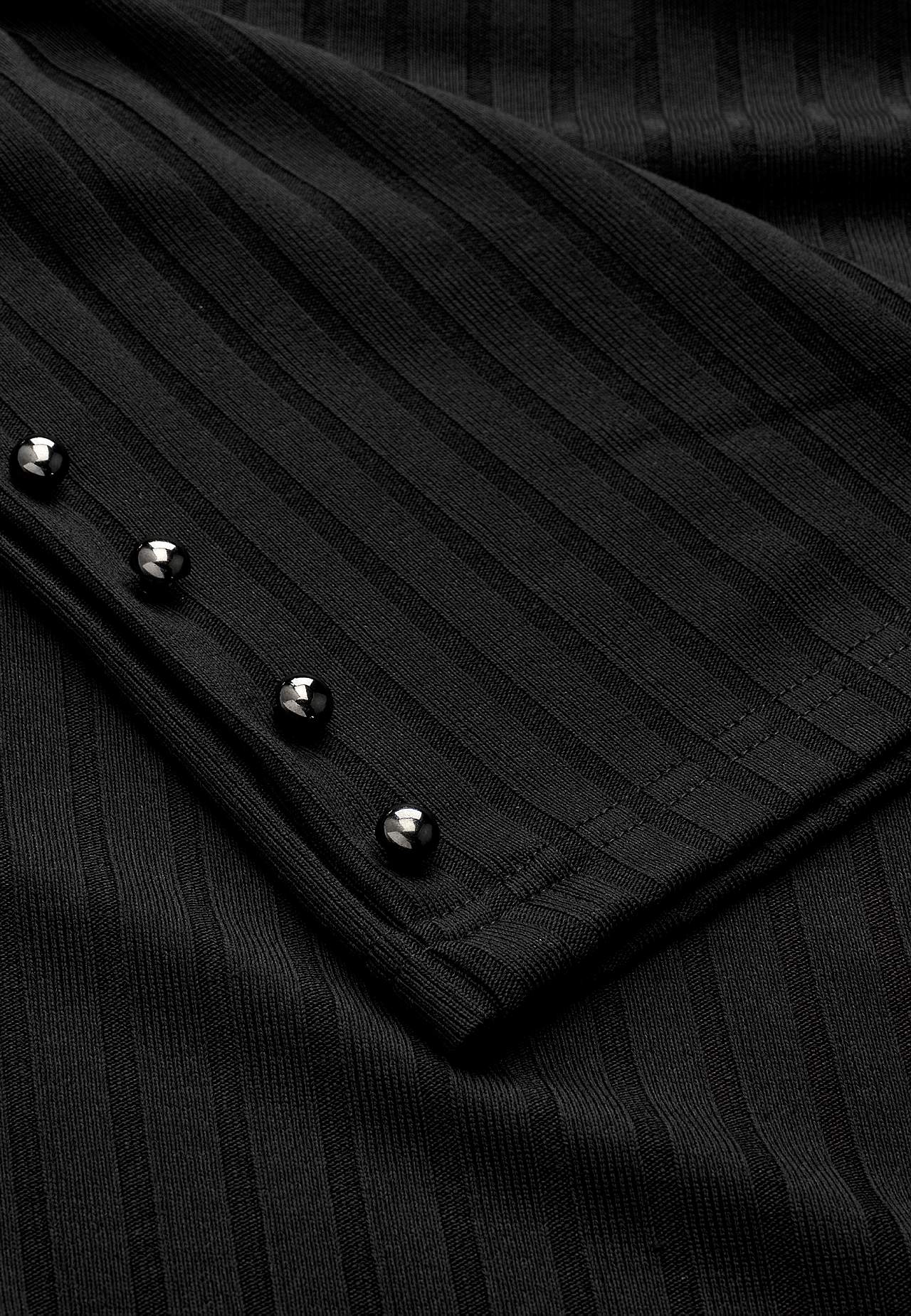 Jersey top with buttons