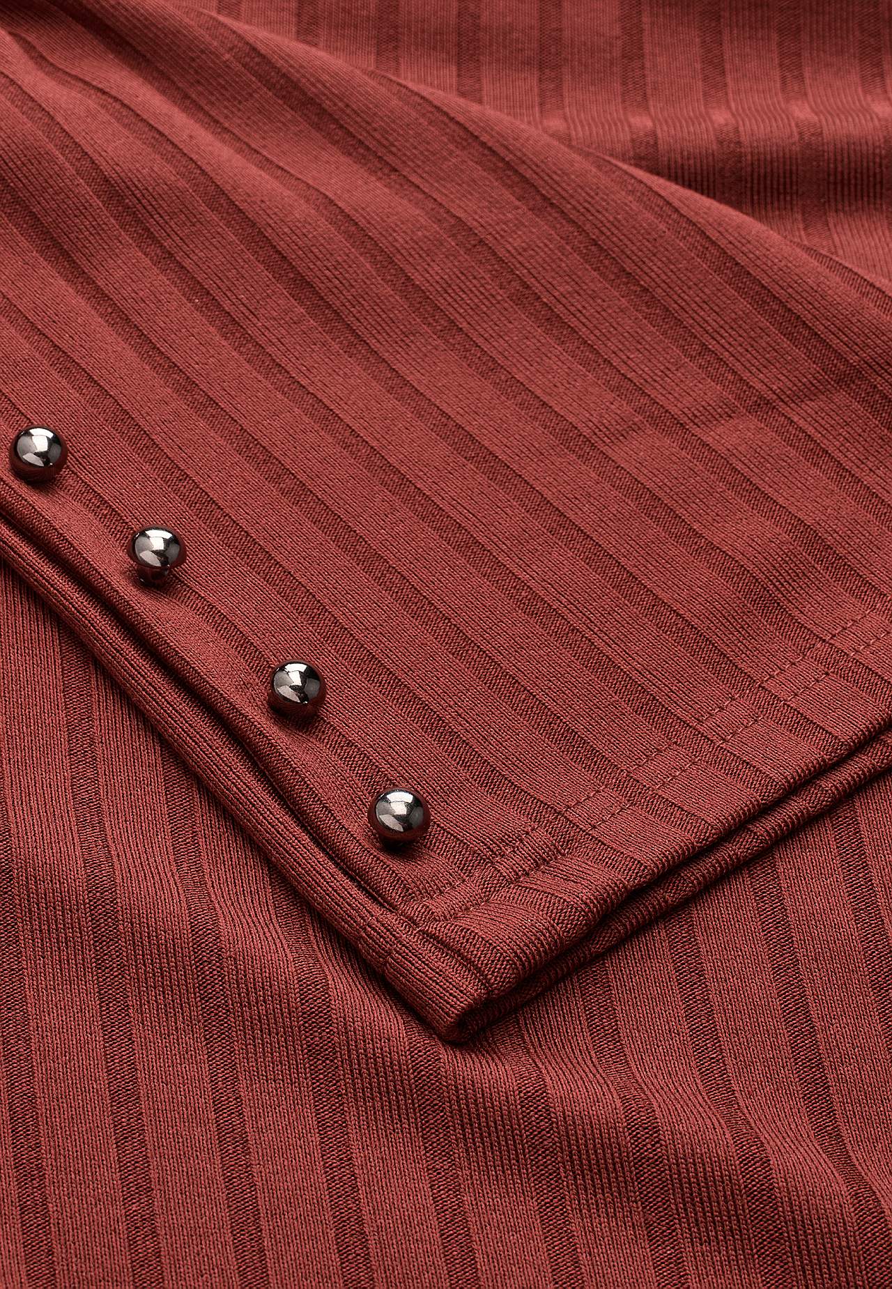 Jersey top with buttons