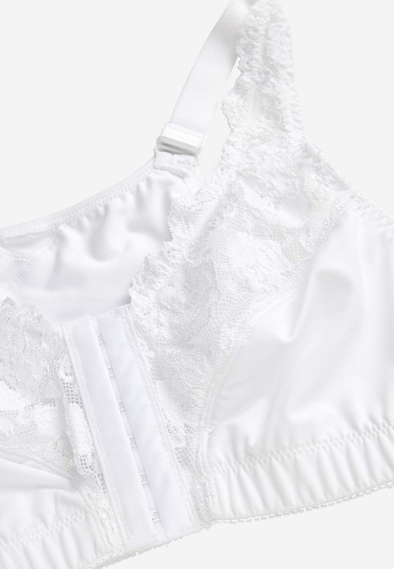 Front-closing soft bra