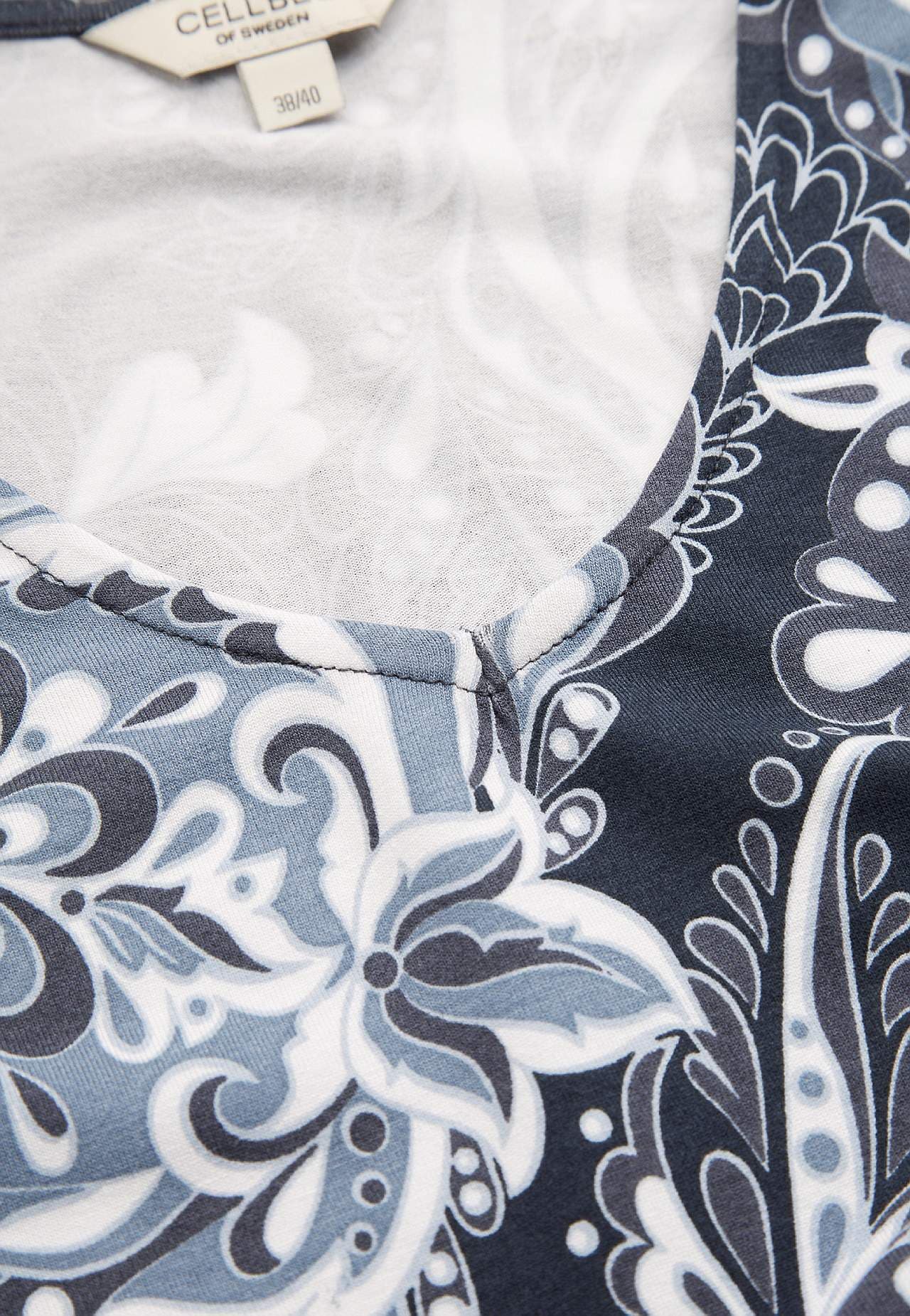 Jersey dress with overlap detail