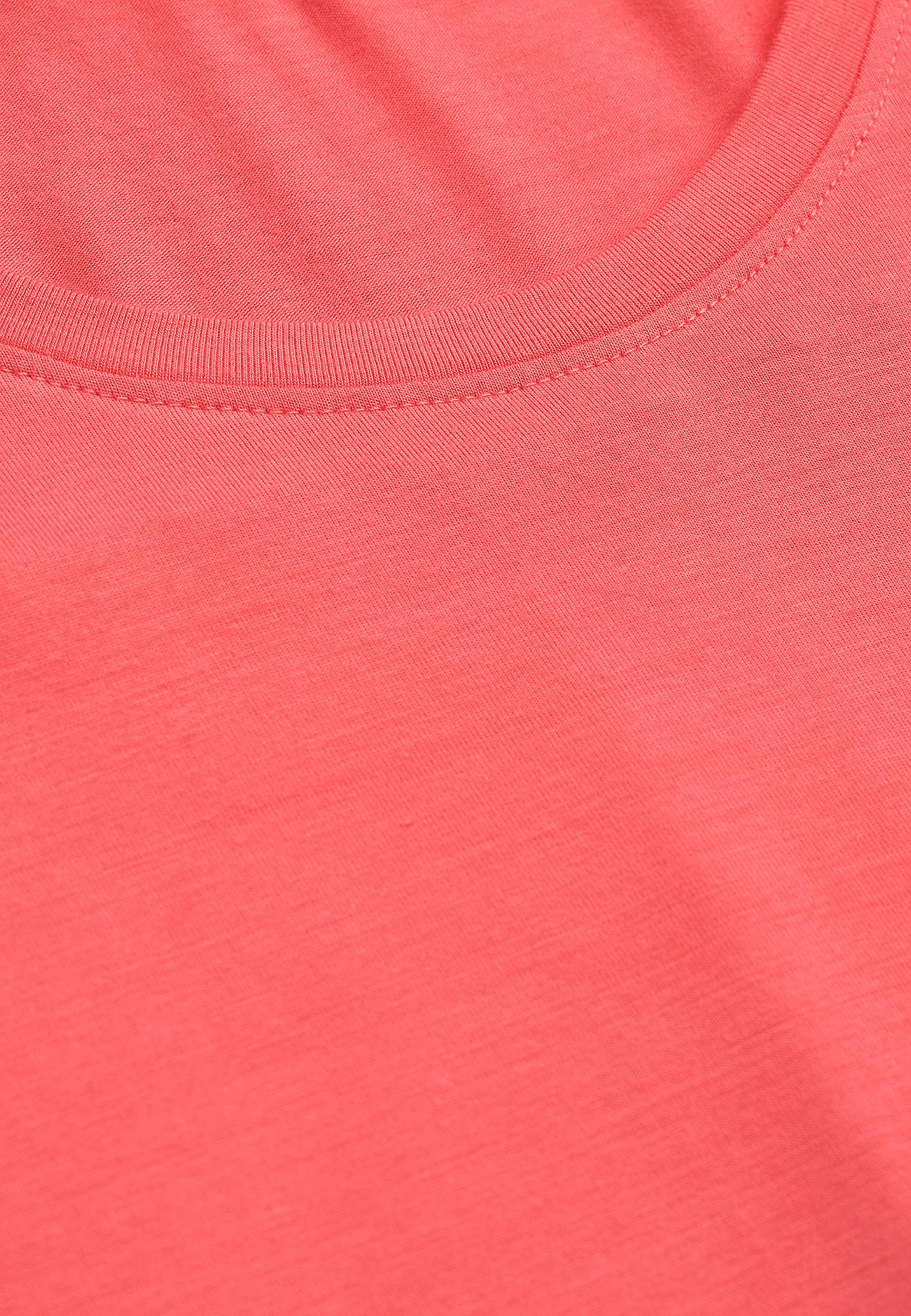 Jersey top with short sleeves