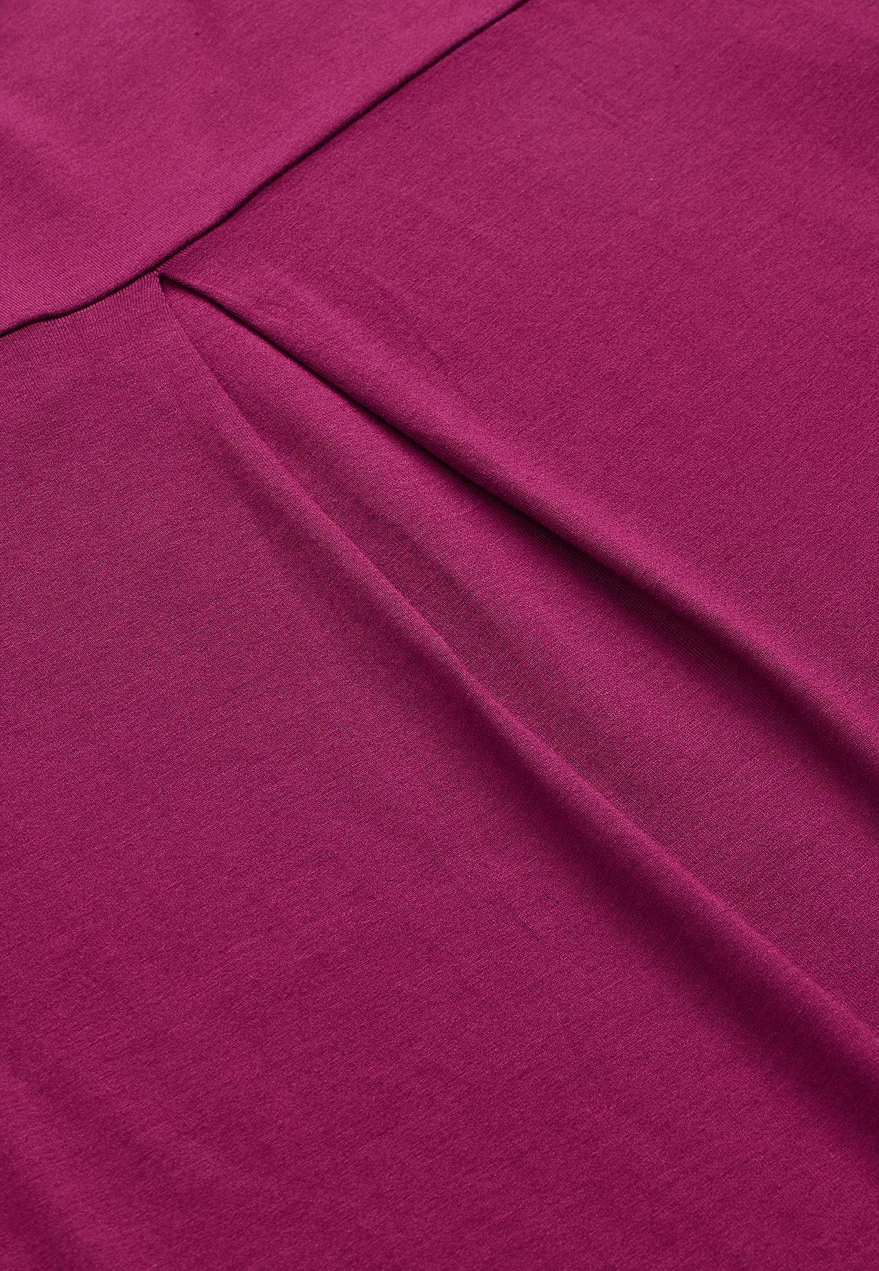 Jersey top with short sleeves