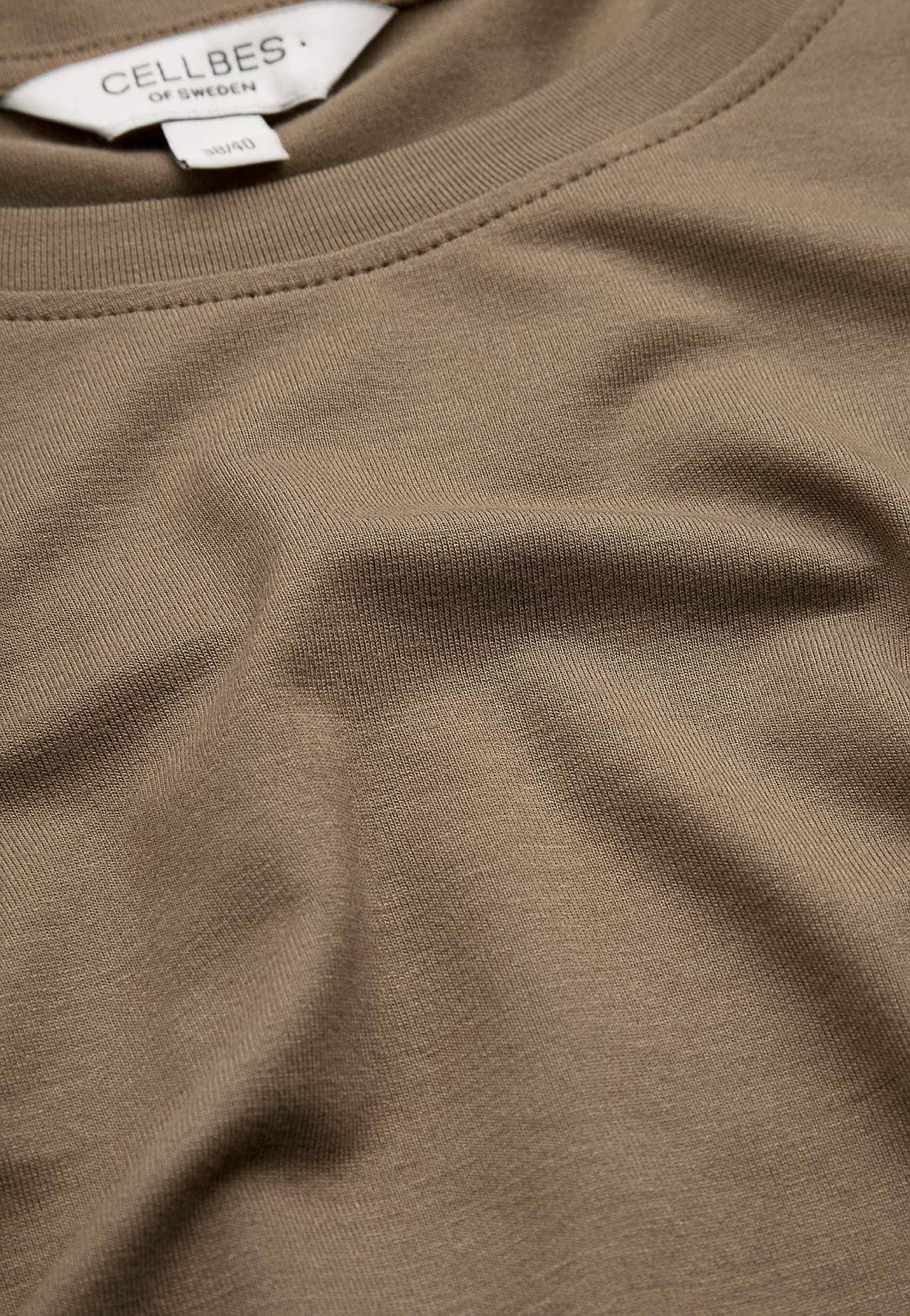 Jersey top with short sleeves