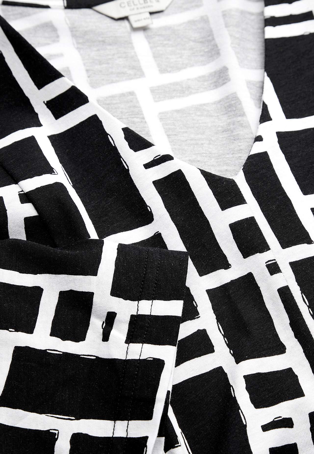 Jersey tuniq with crease detail