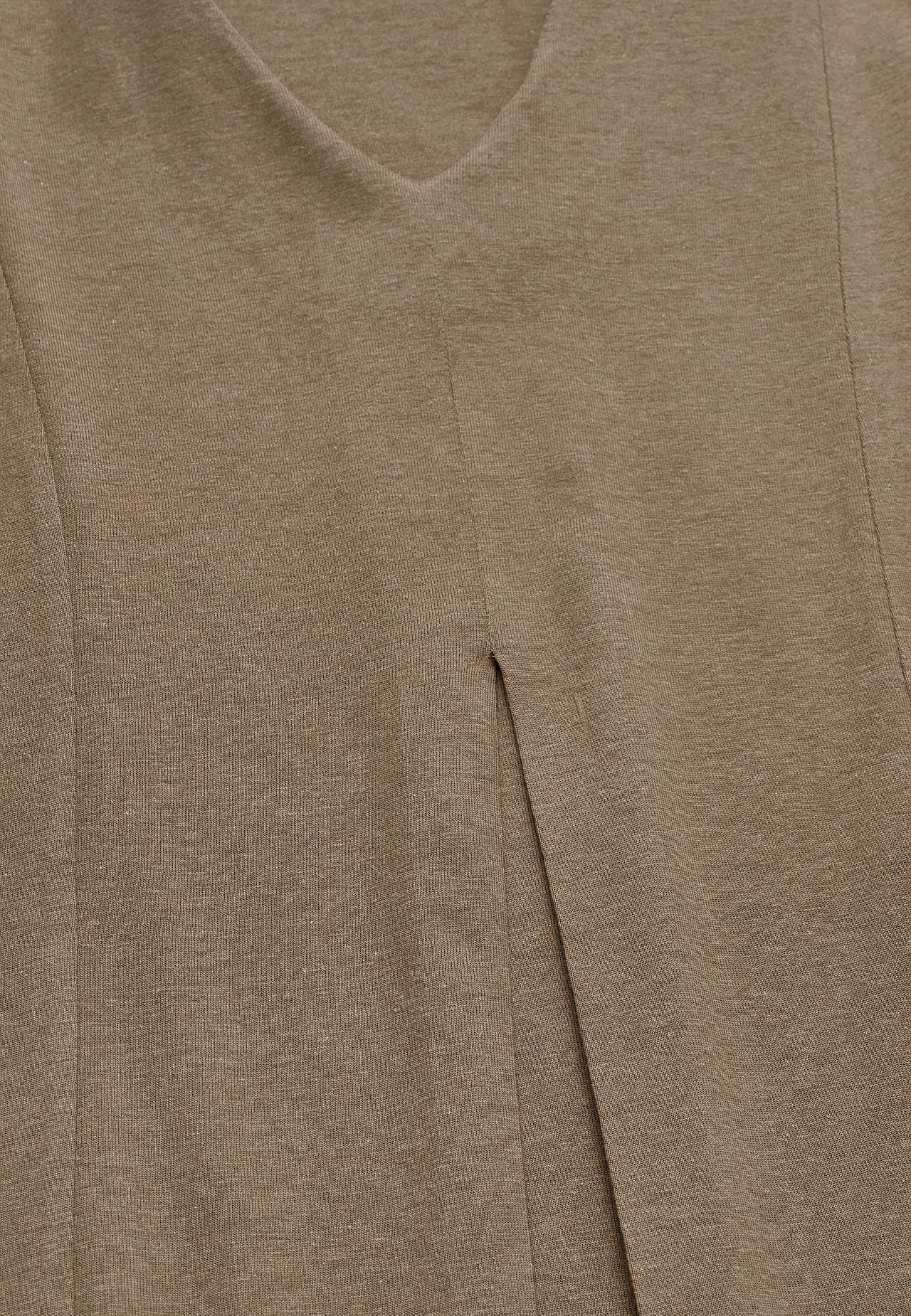 Jersey tuniq with crease detail