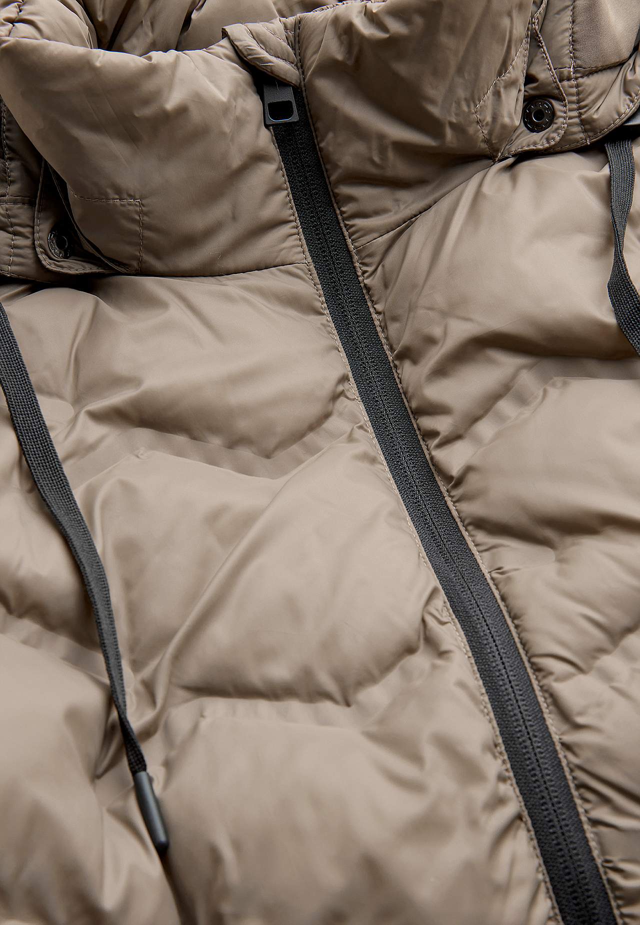 Jacket with down feel