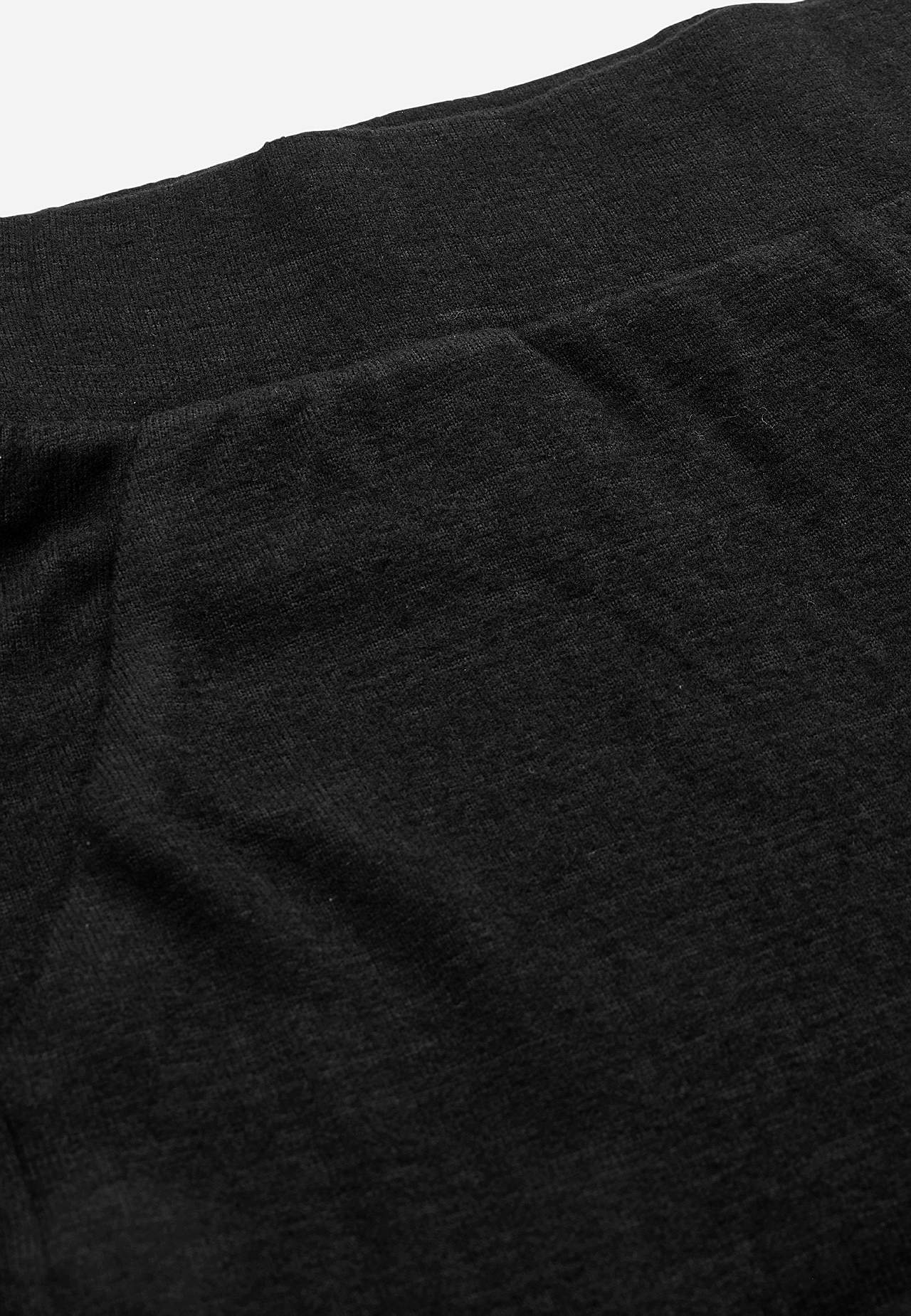 Wide jersey pants with pockets