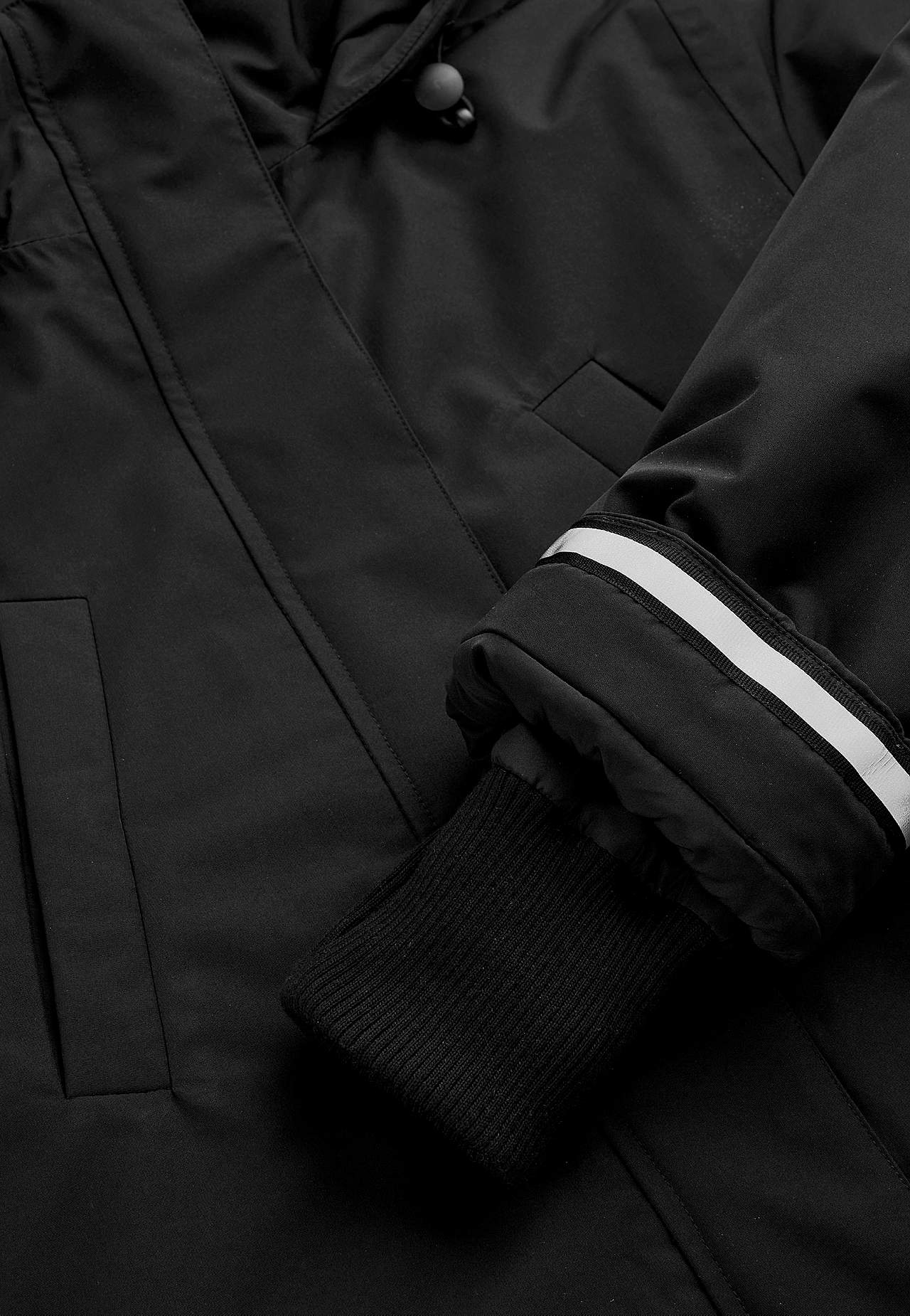 Functional, warm-lined, long parka