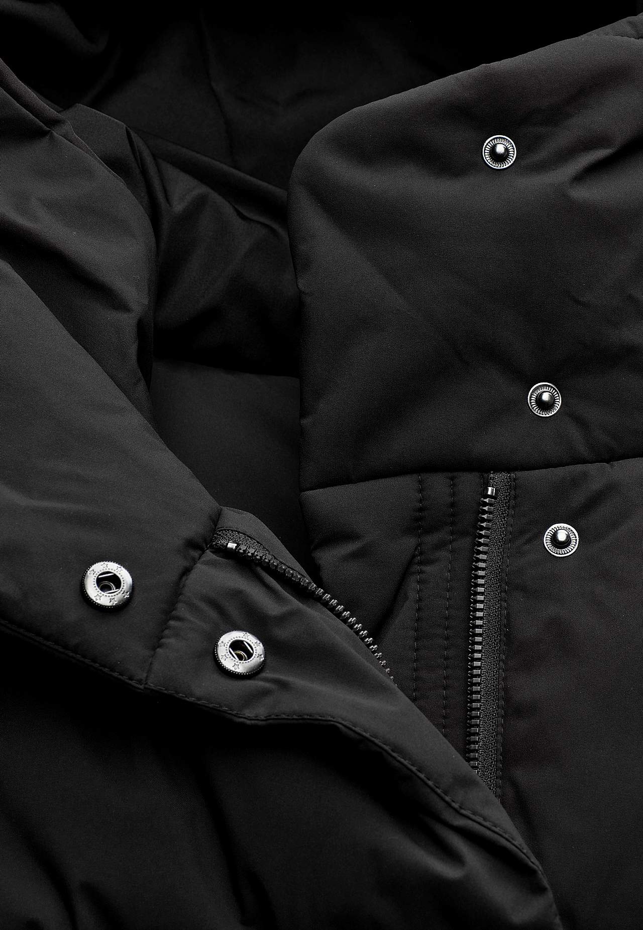 Jacket with down feel