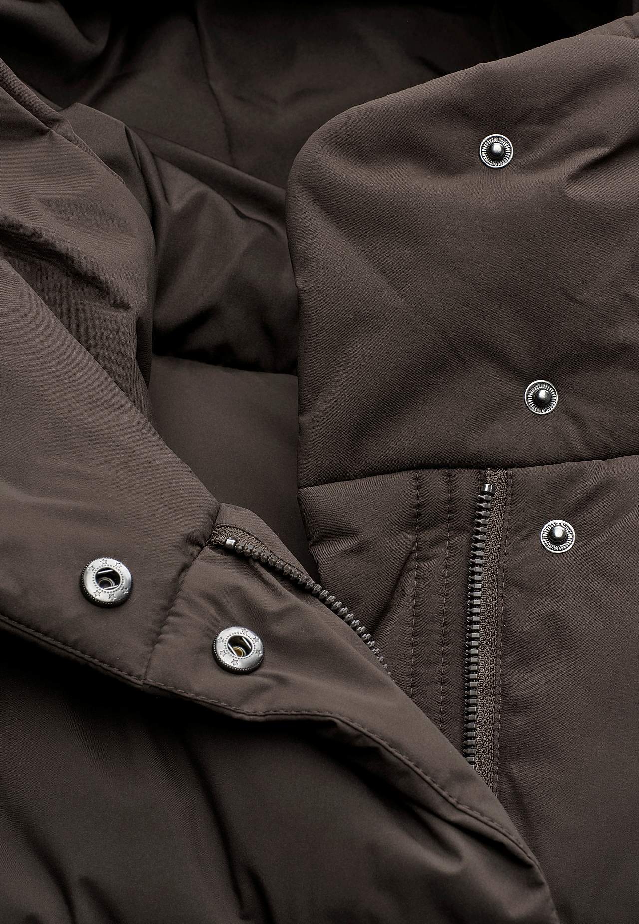 Jacket with down feel