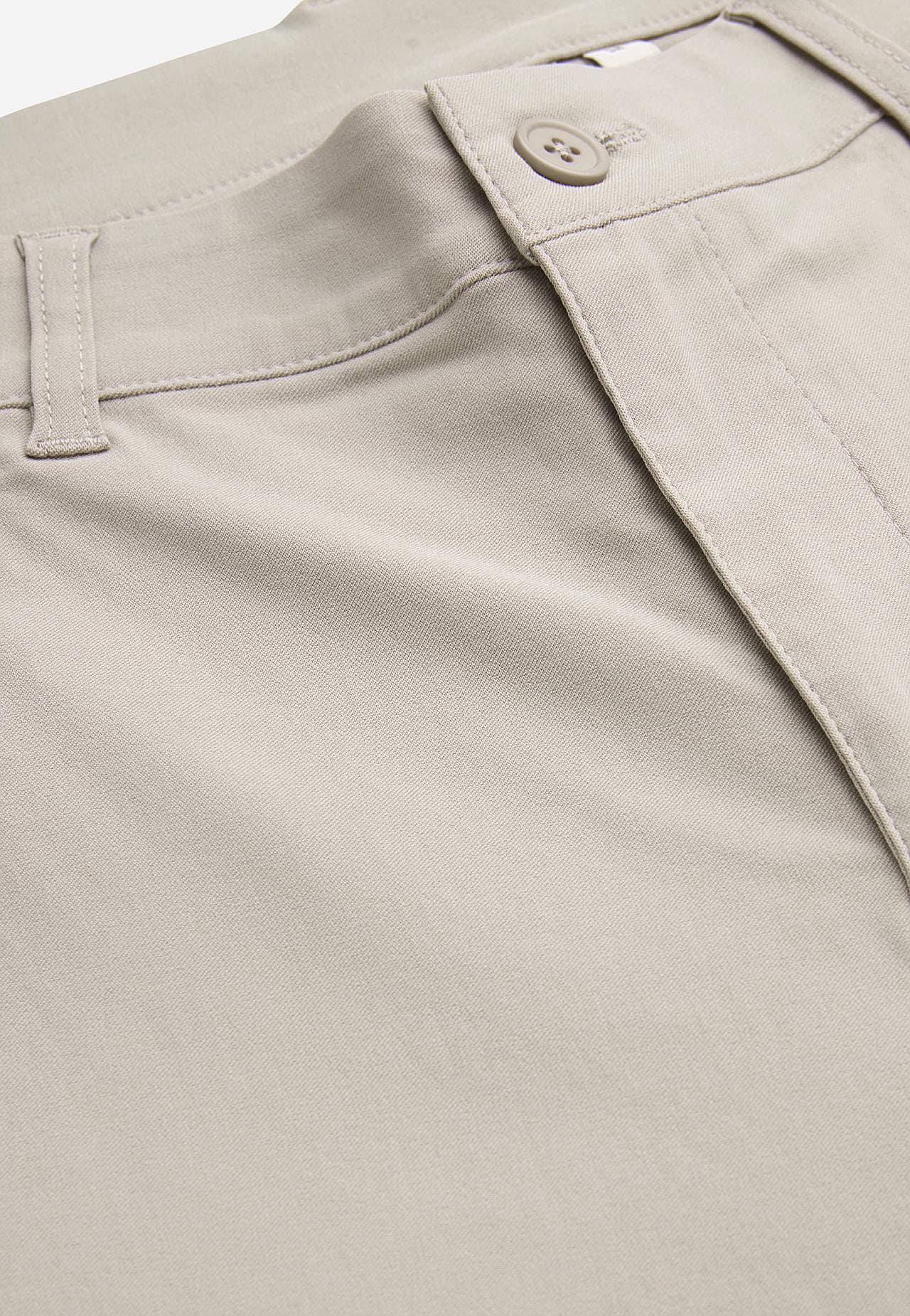Wide ankle trousers in bengaline