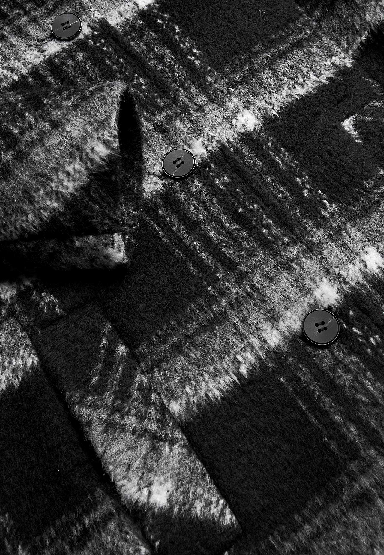 Checked coat