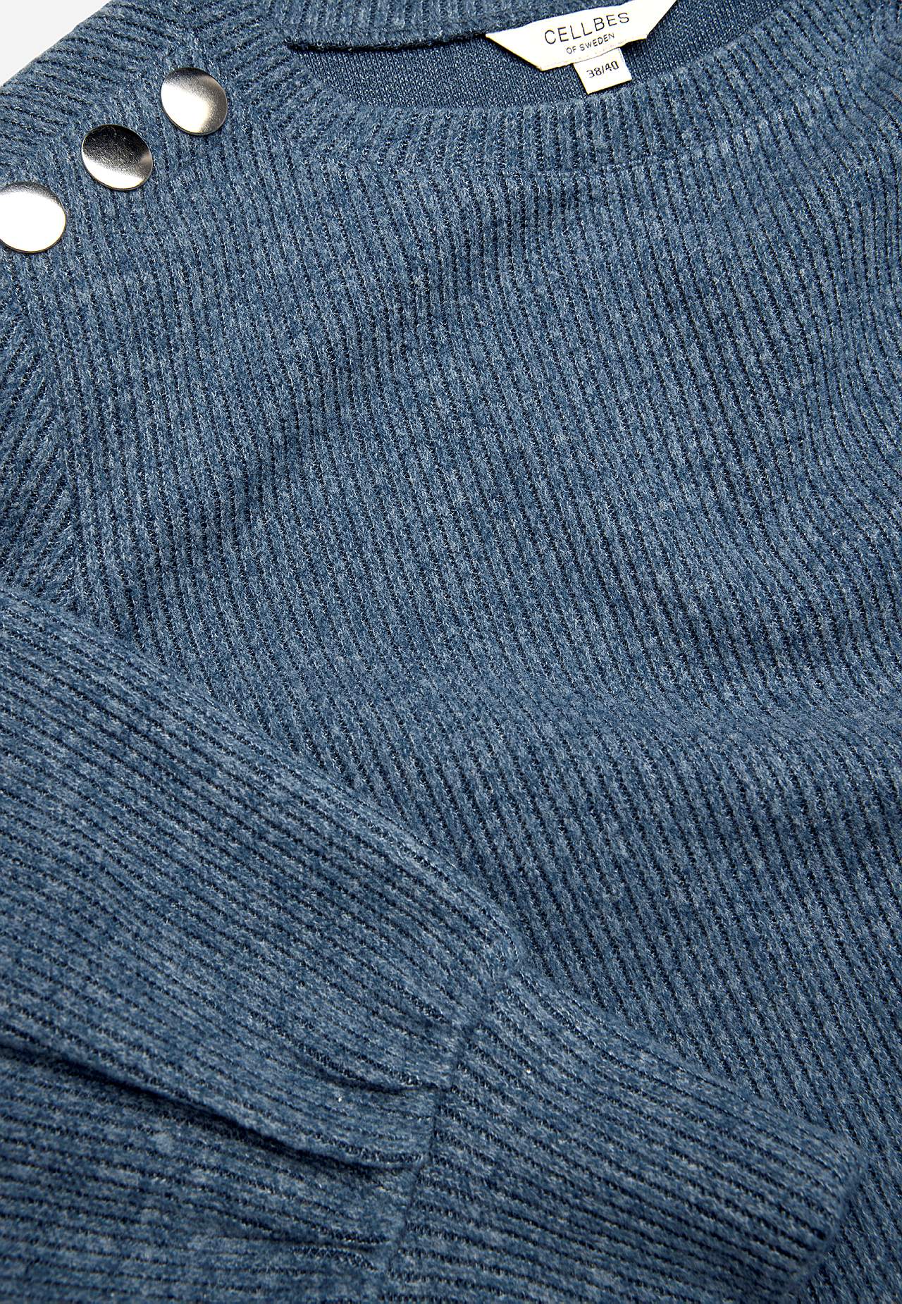 Soft jersey sweater with buttons Beata