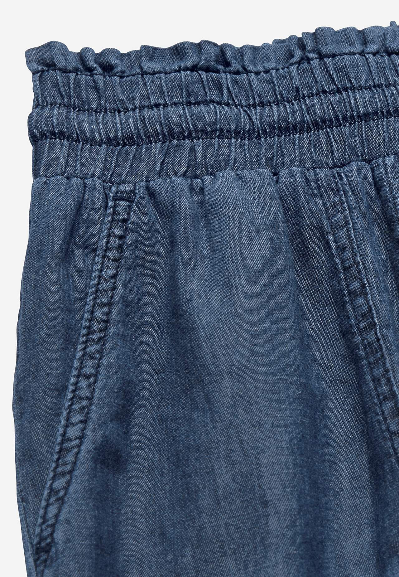 Uformelle capribukser i denim