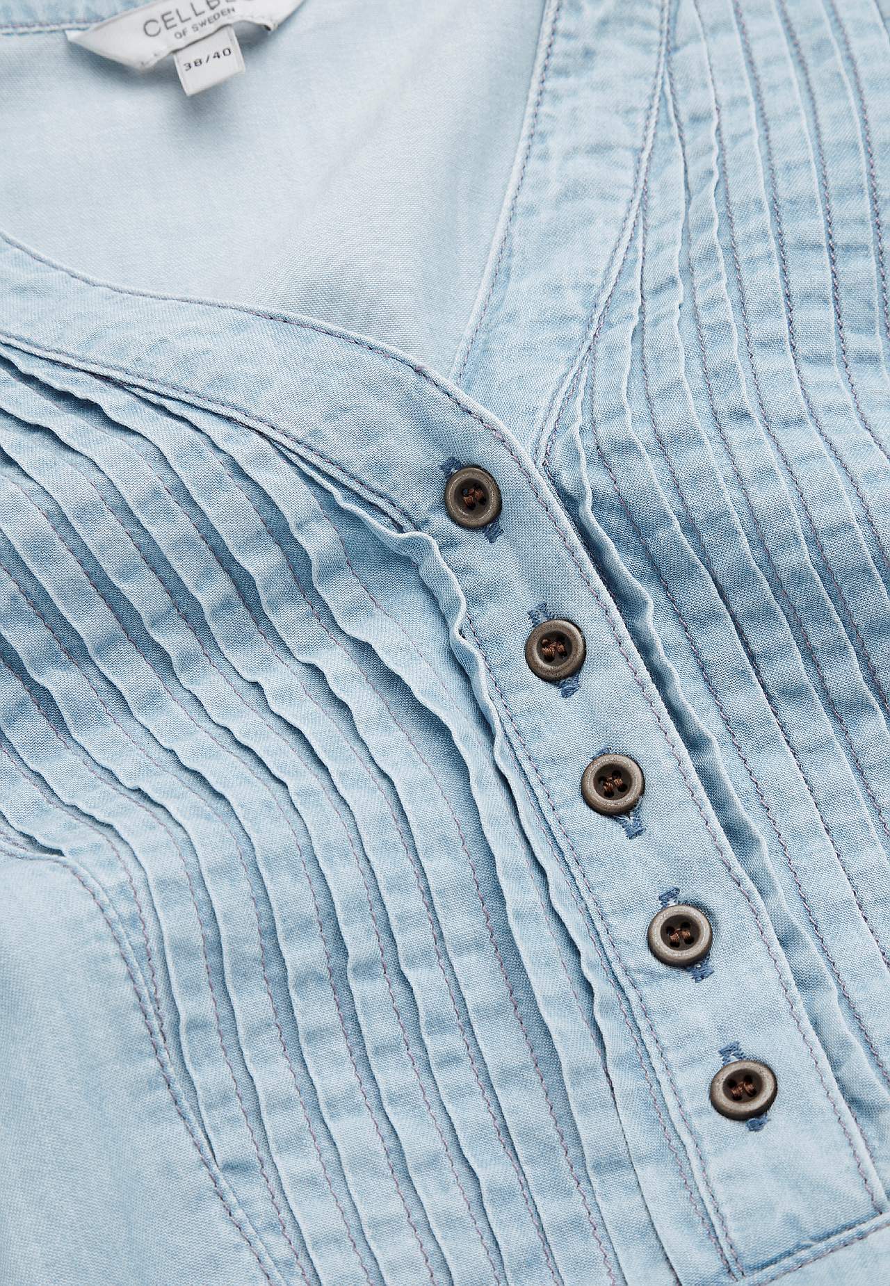 Spacious denim dress