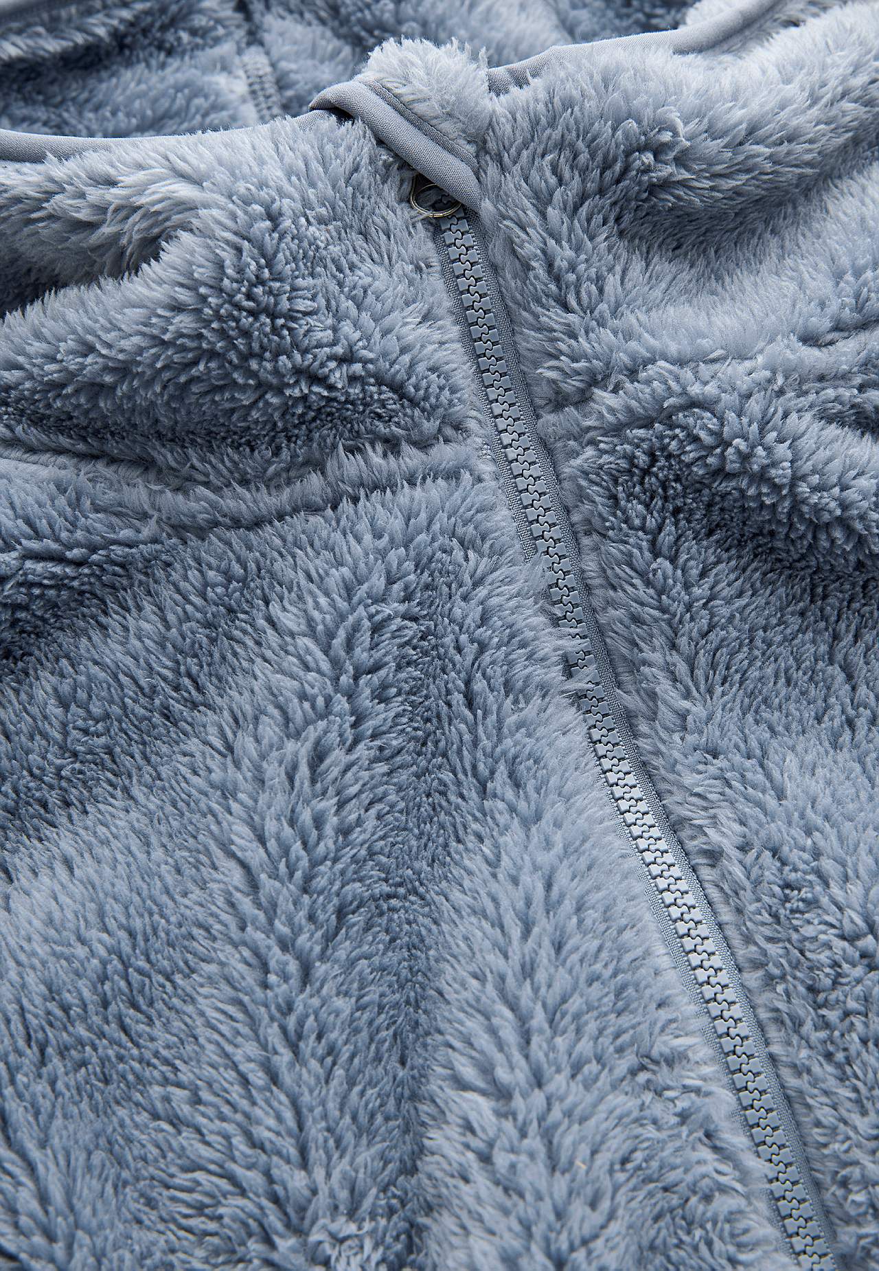Cosy fleece jacket with hood