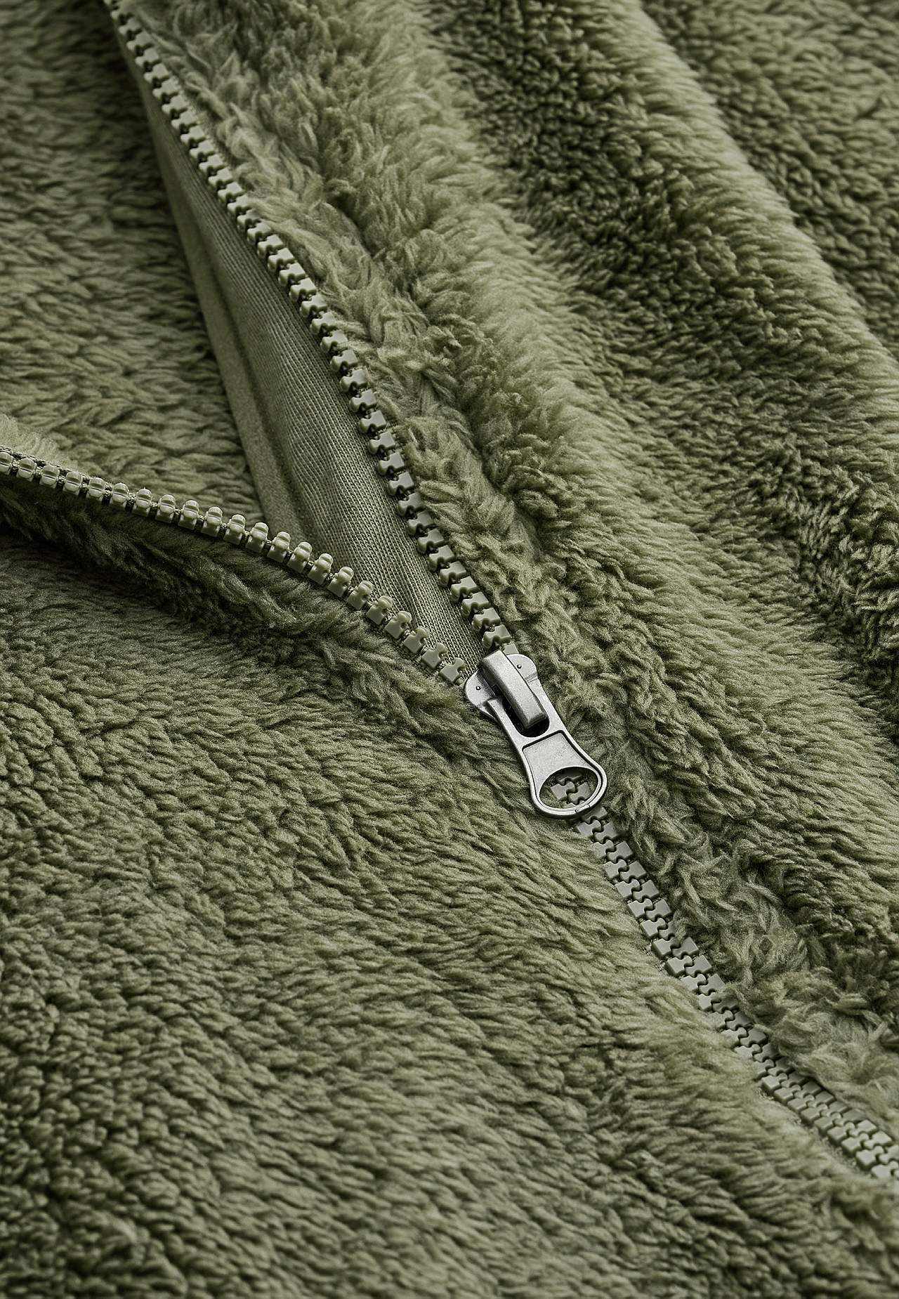 Cosy fleece jacket with hood