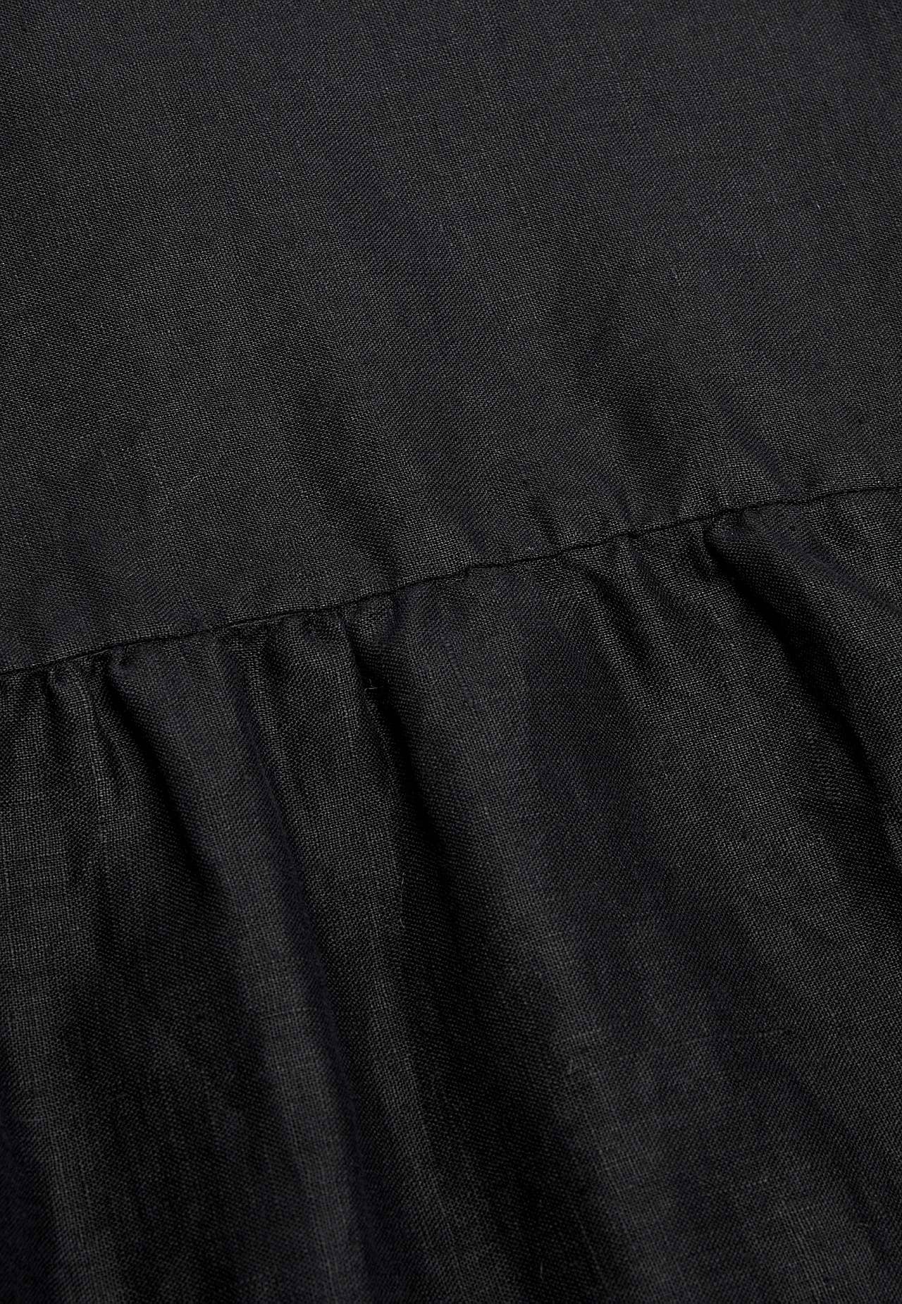 Linen Premium dress with short sleeve