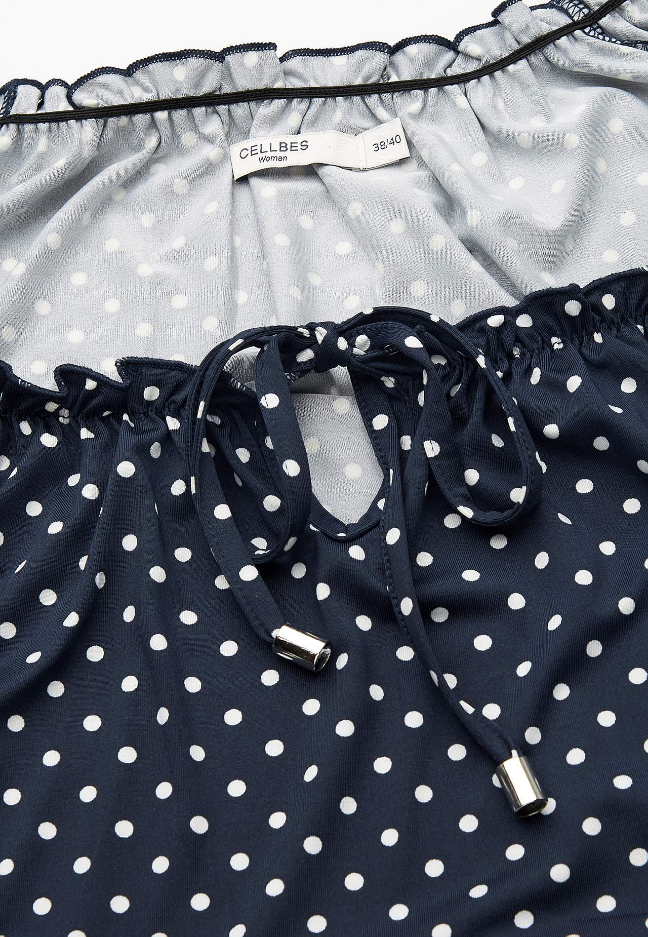 Patterned off-shoulder dress