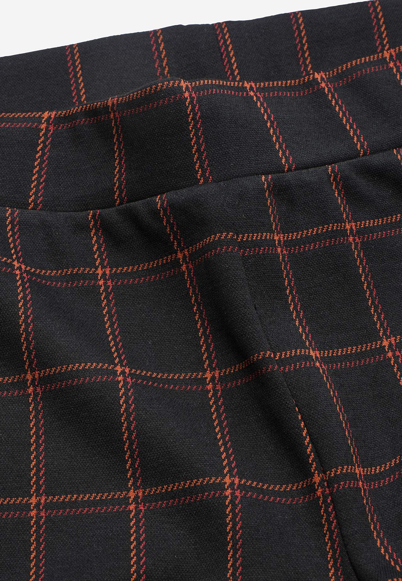 Checked leggings