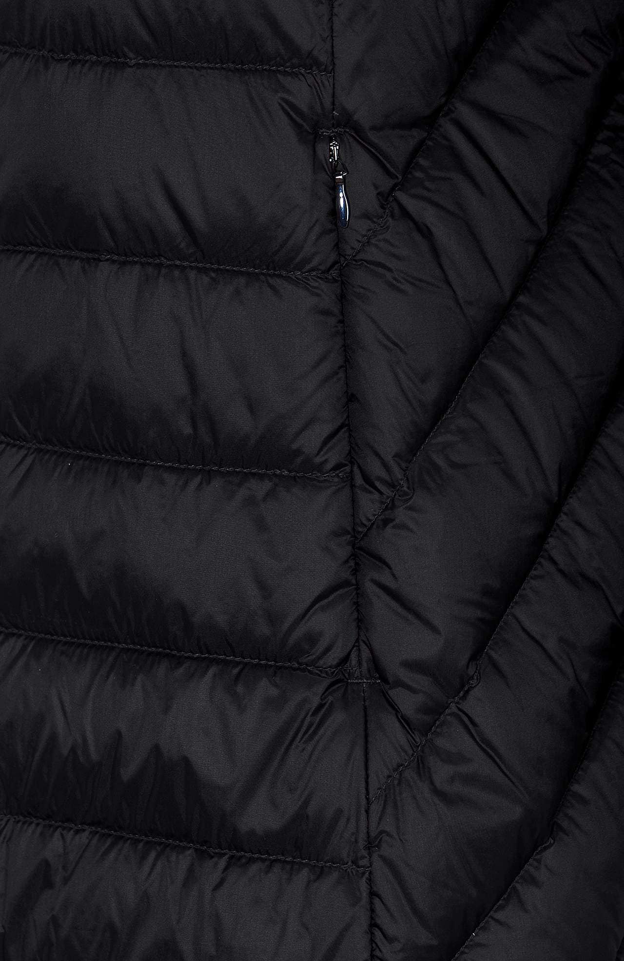 Down jacket with hood