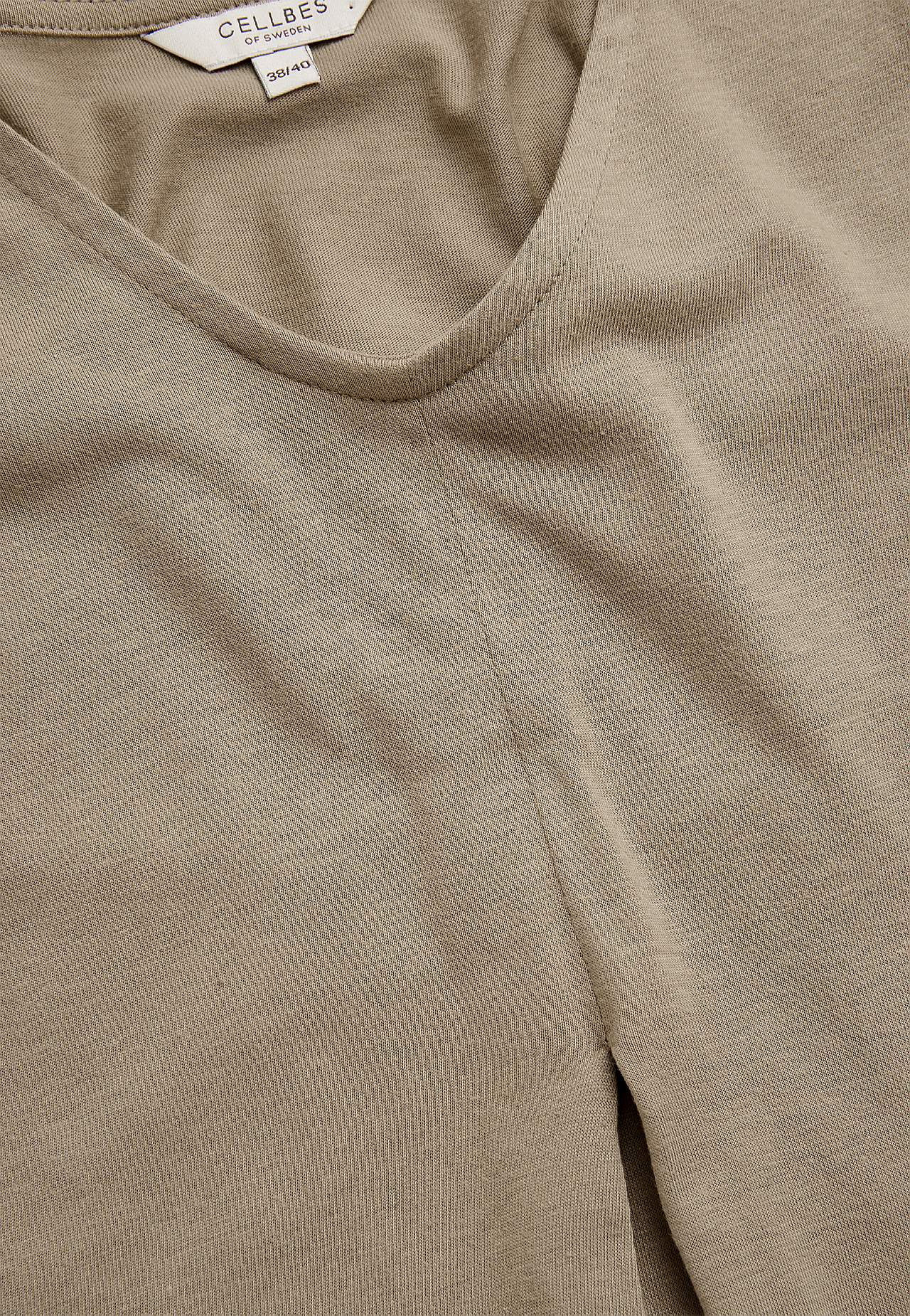 V-neck jersey top