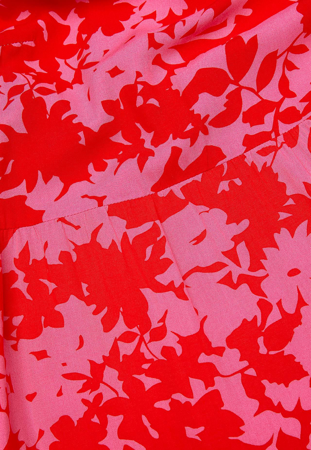 Dress with flounces