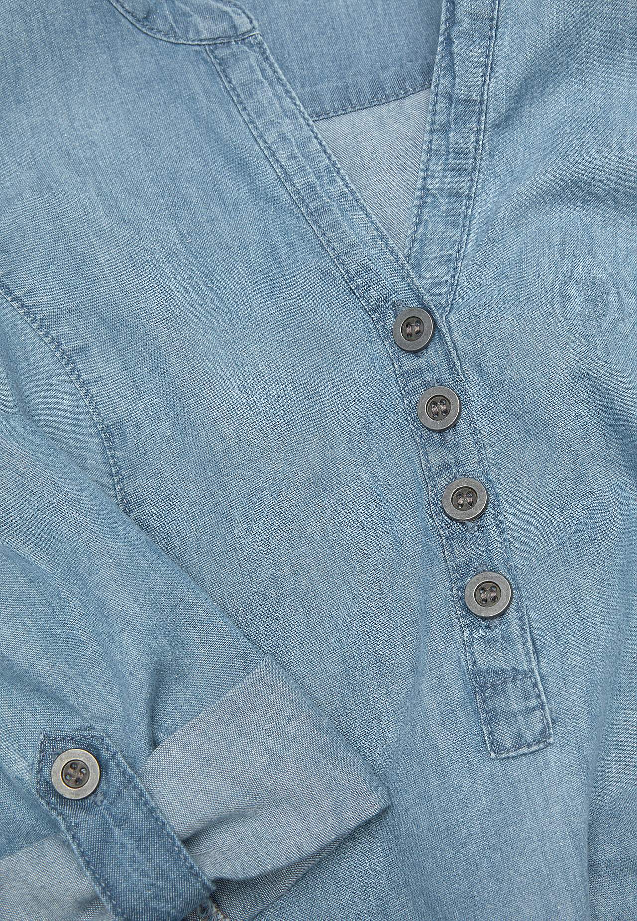 Denim tunic with pockets