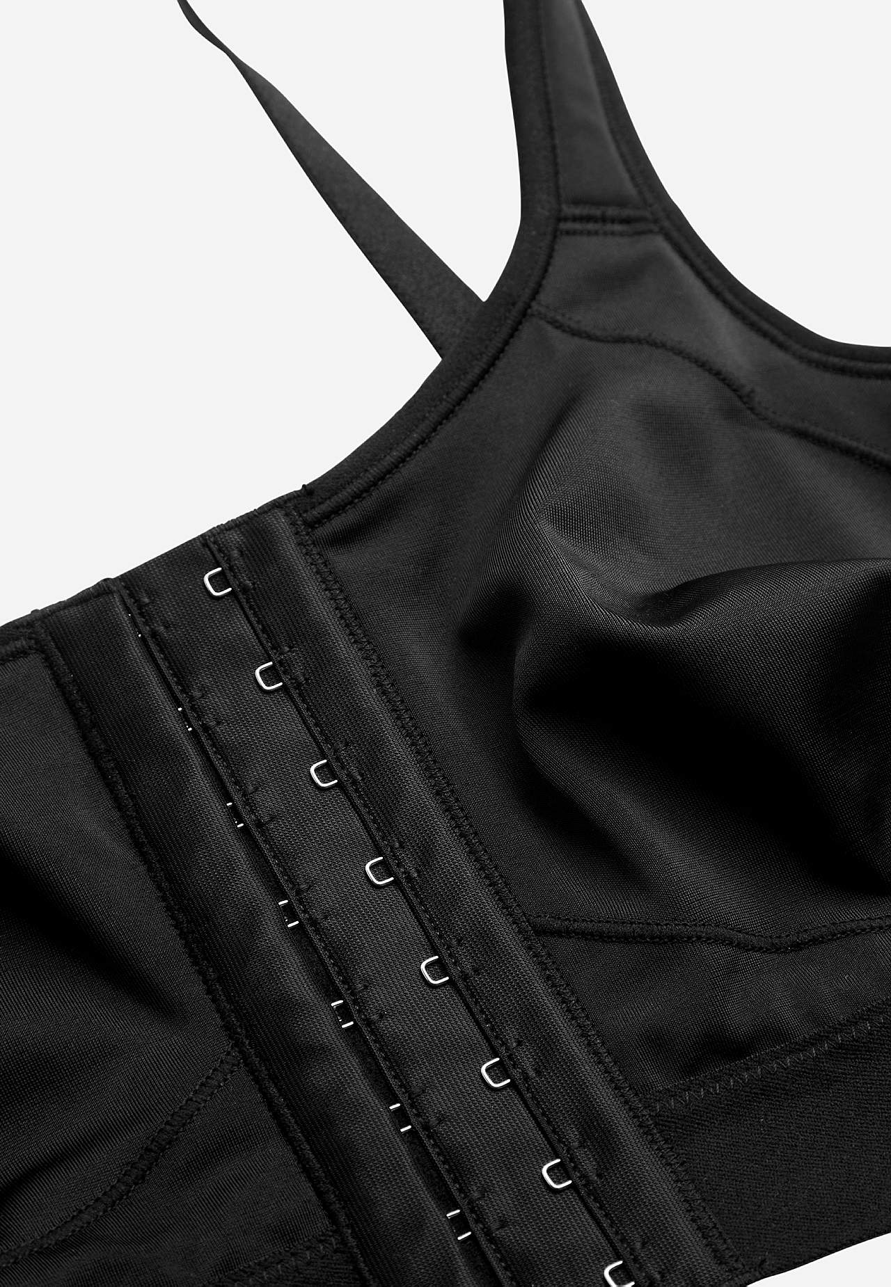 Front-closing sports bra with support Doris