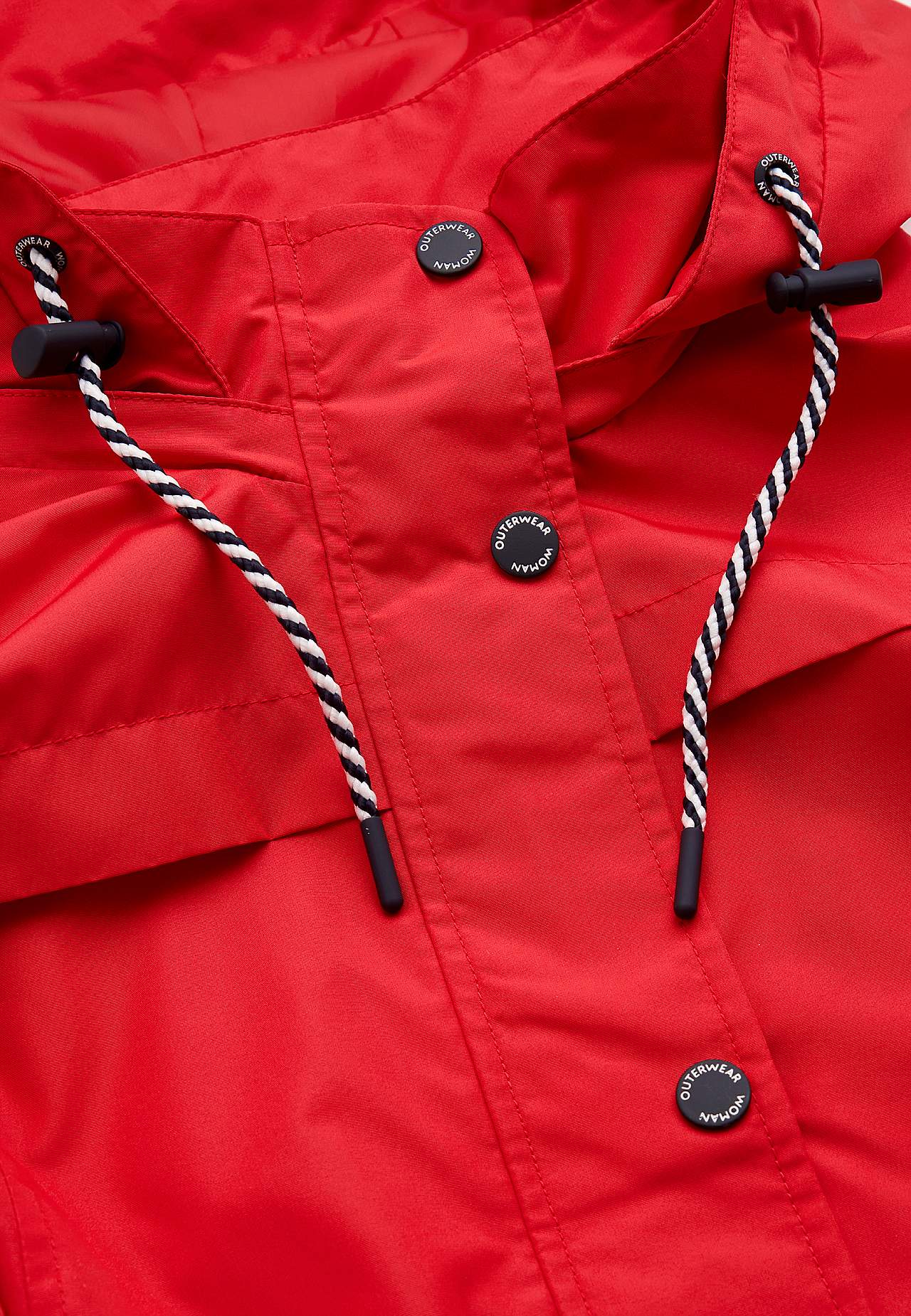 Windproof jacket with hood