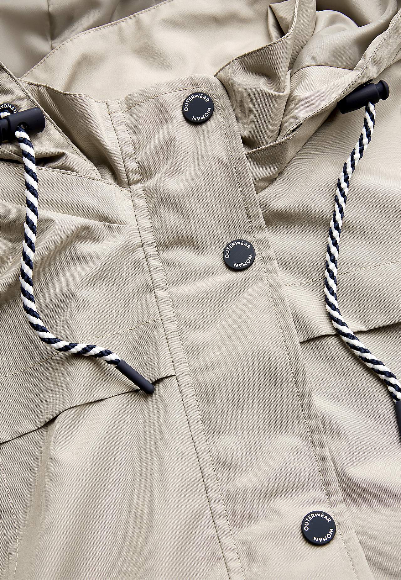 Windproof jacket with hood