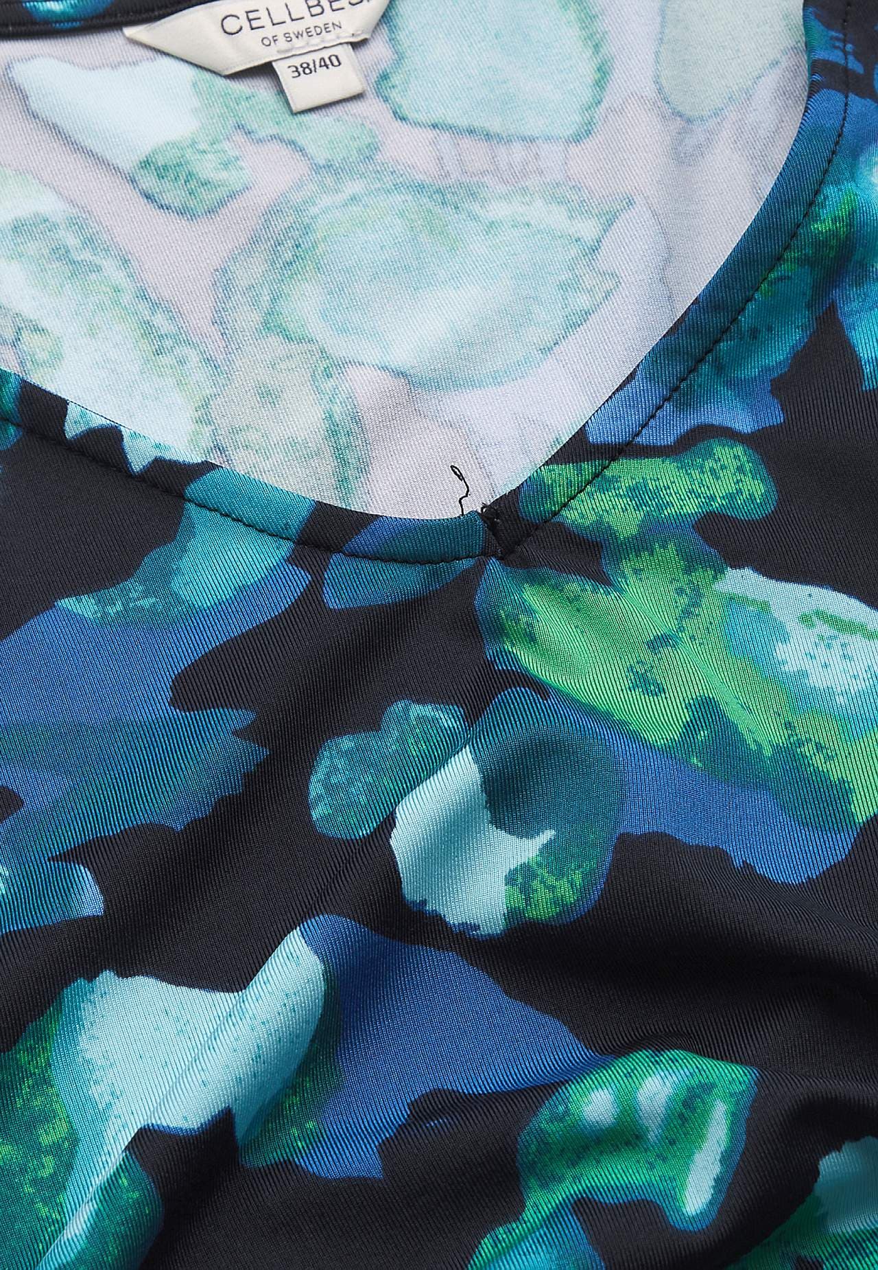 Jersey top with bell sleeve