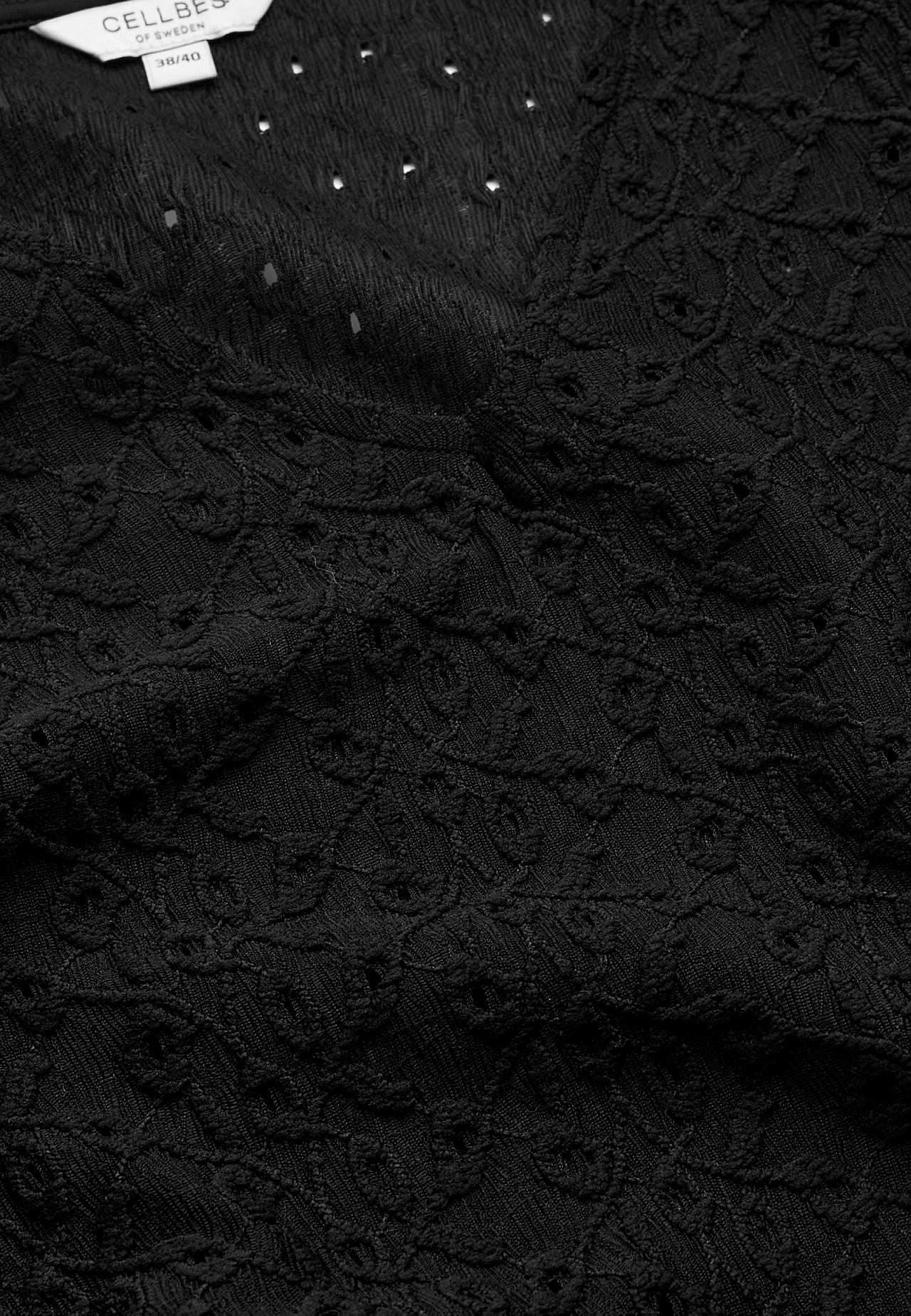 Lace top with openwork