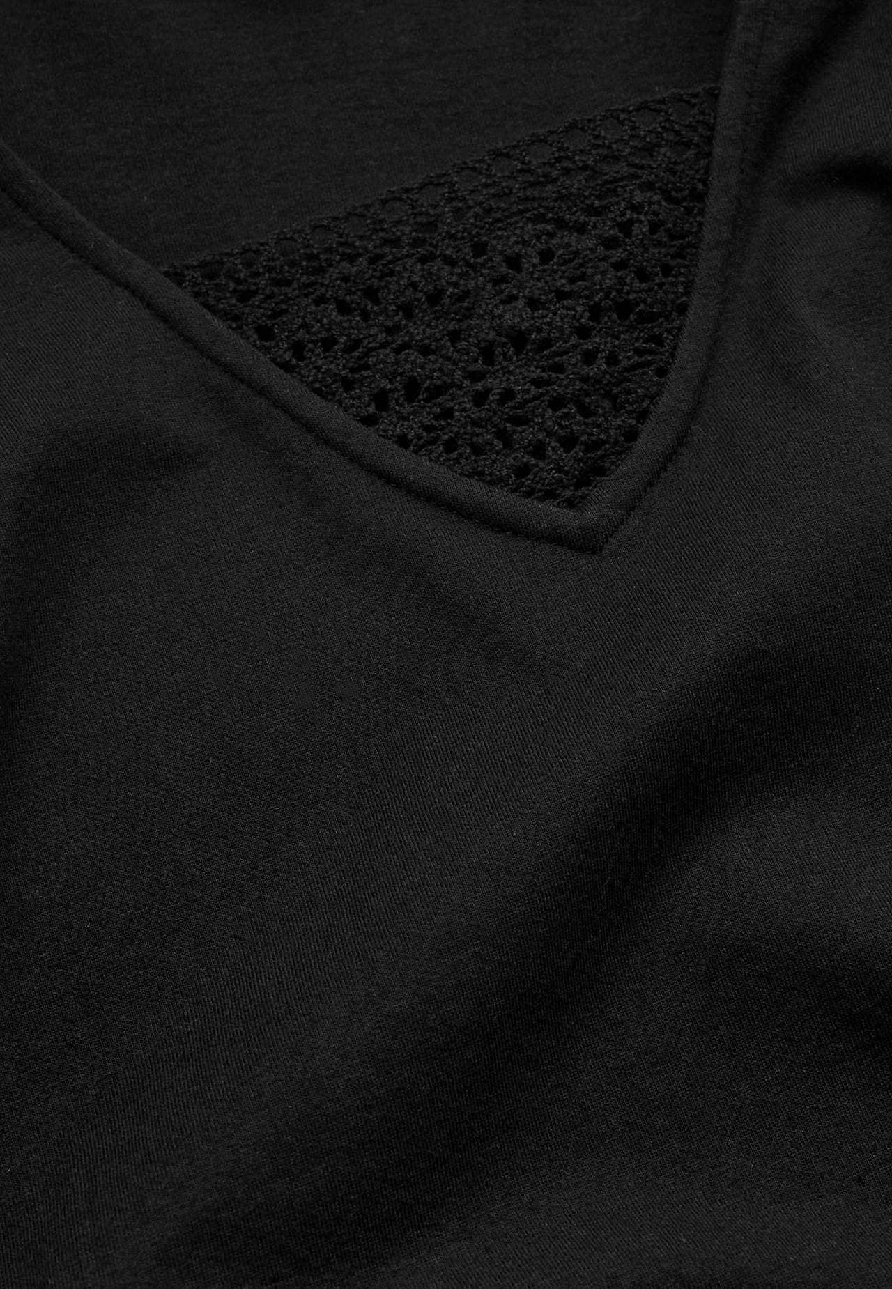 Jersey top with lace Grace