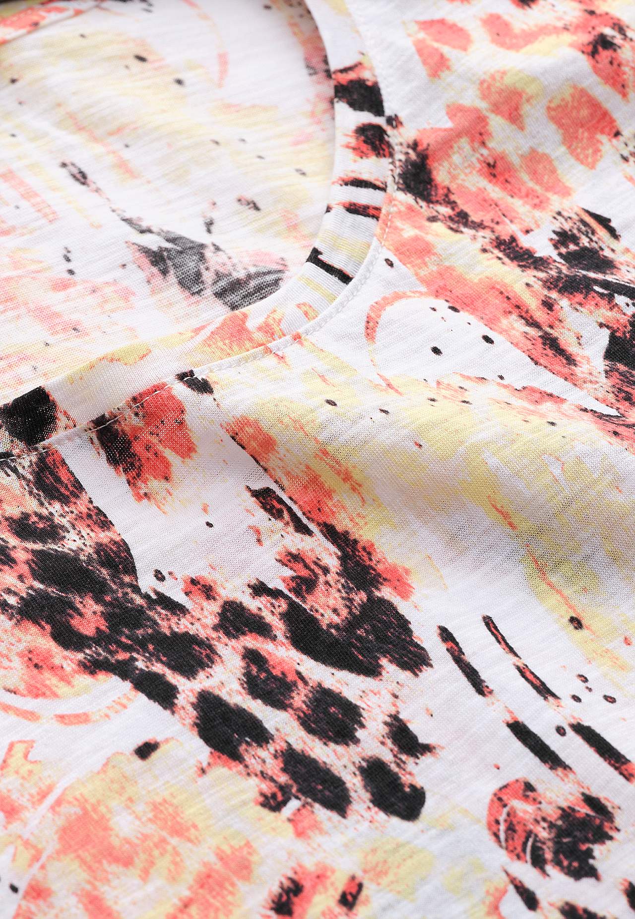 Jersey top with short sleeves