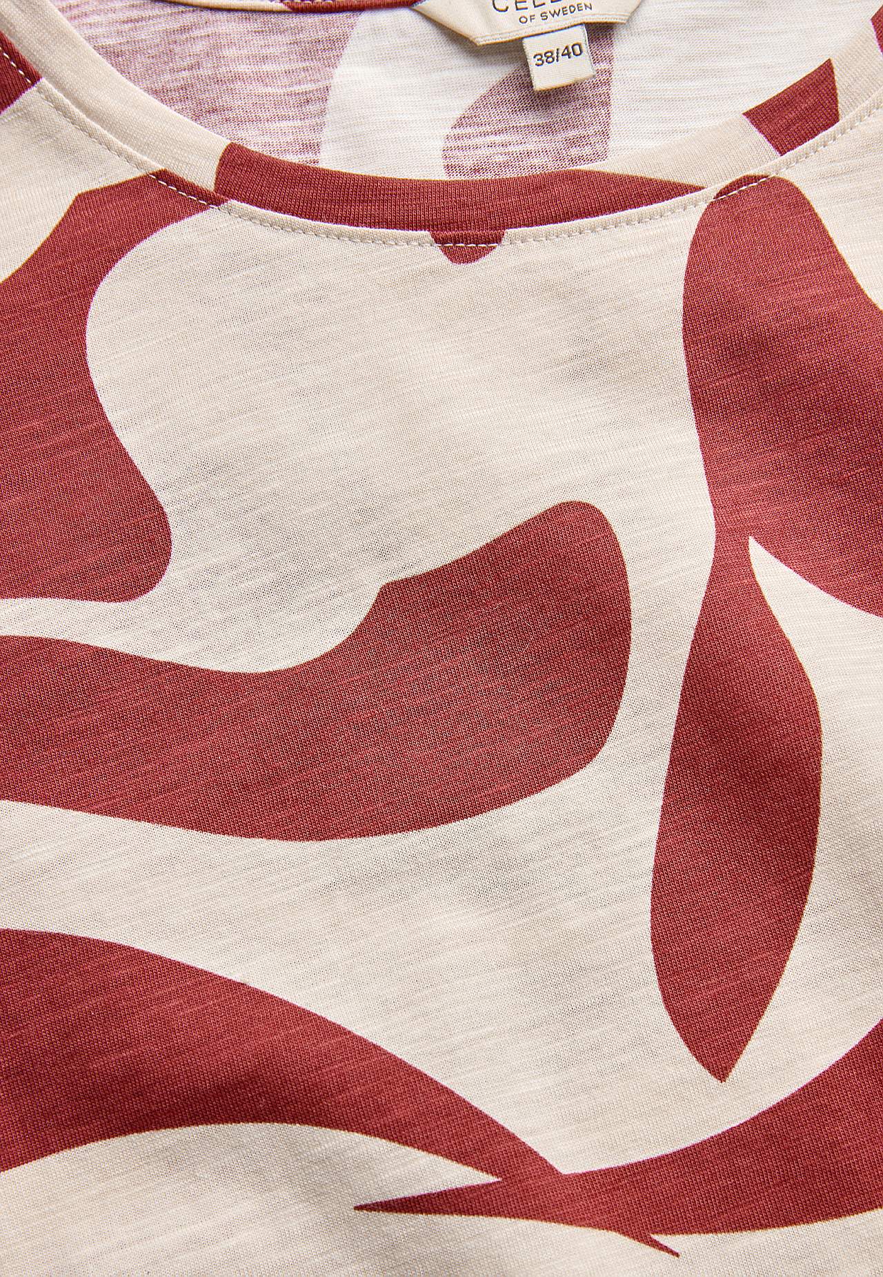 Jersey top with short sleeves